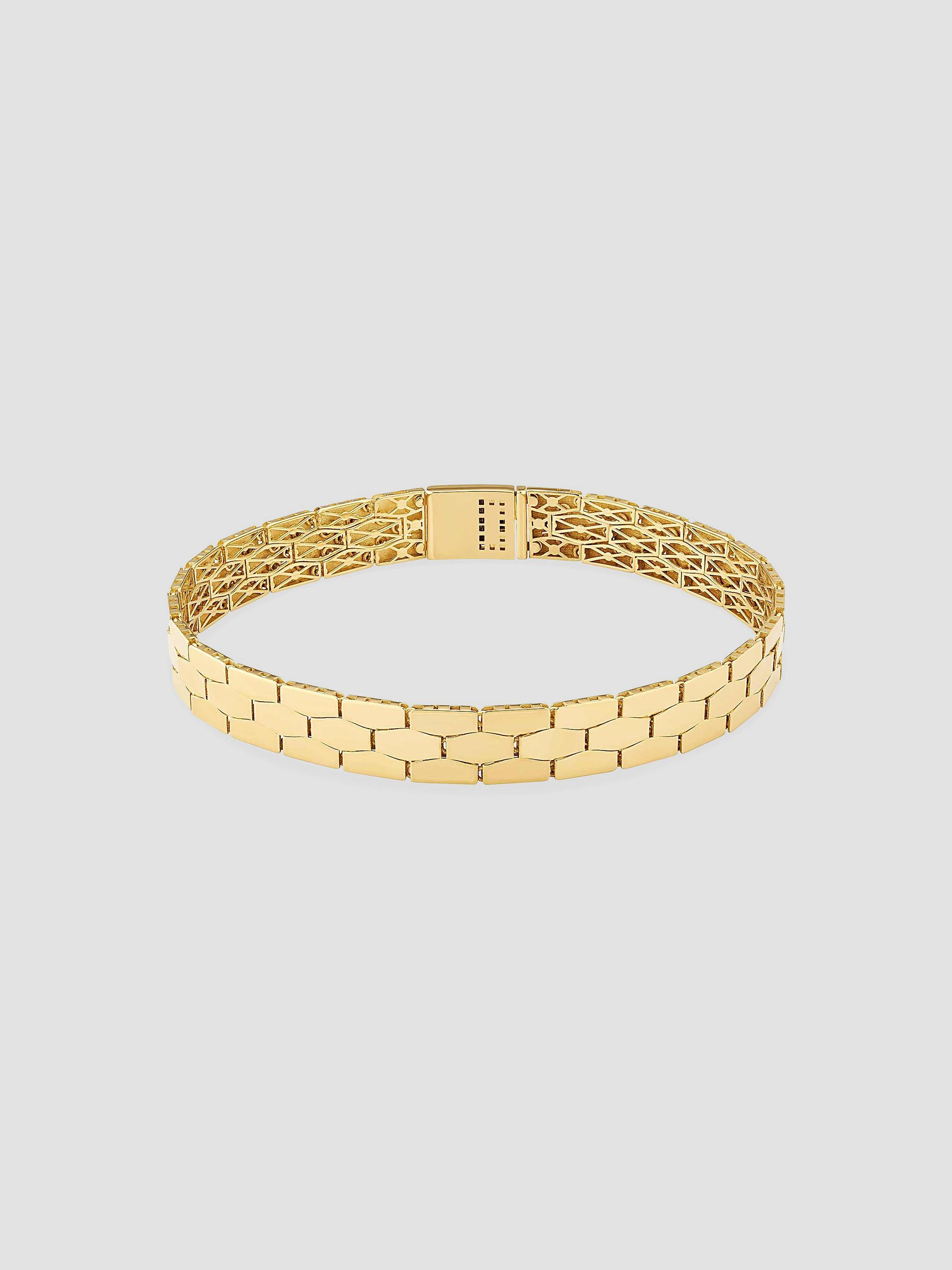 Oradina Women's 14K Yellow Gold Honey Bracelet - Gold - Size 7.75