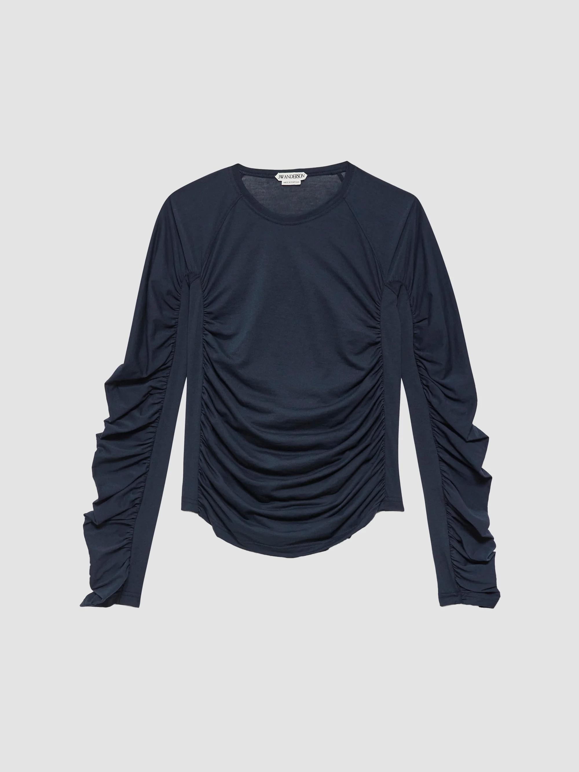 sacai Lightweight Denim & Cotton Jersey T-Shirt | Saks Fifth Avenue
