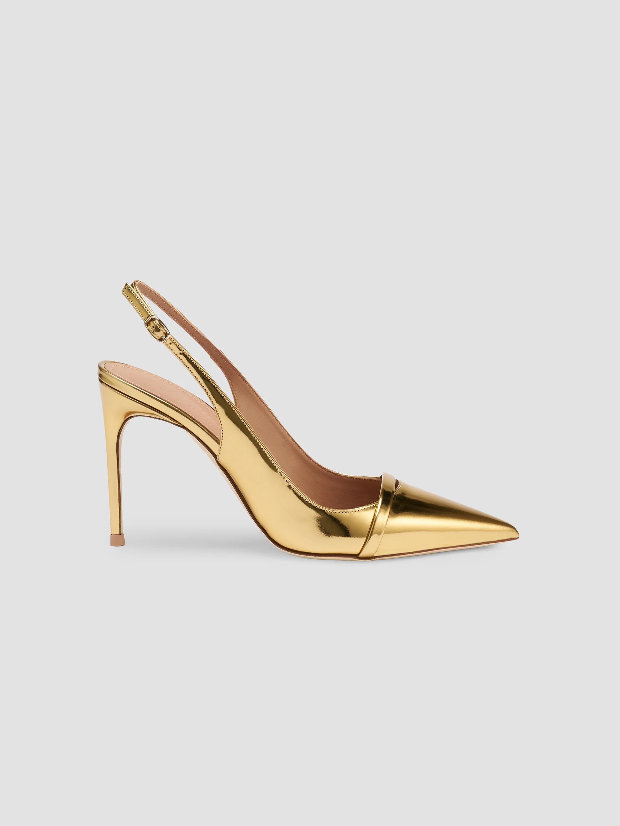 womens gold dress pumps Women's Designer model-oliviaphillips