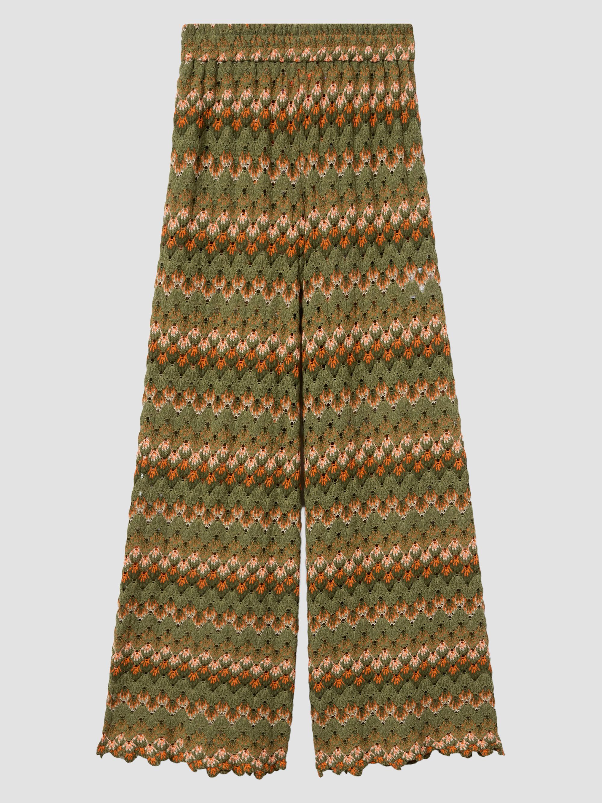 La DoubleJ Women's Palazzo Pants - Green Multi | Thumbnail 5