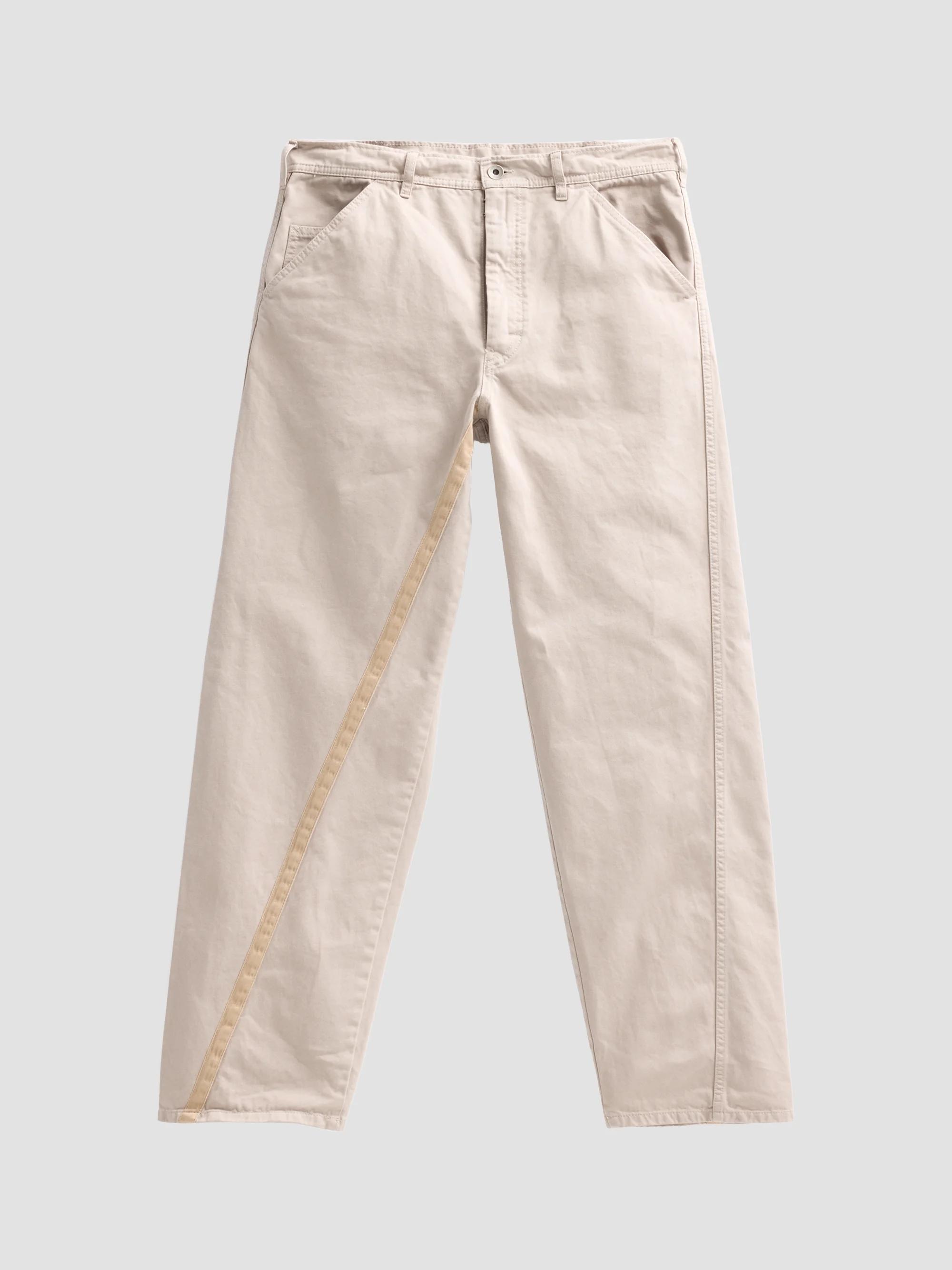 Maison Margiela Twisted Stone-Wash Cotton Trousers | Saks Fifth Avenue