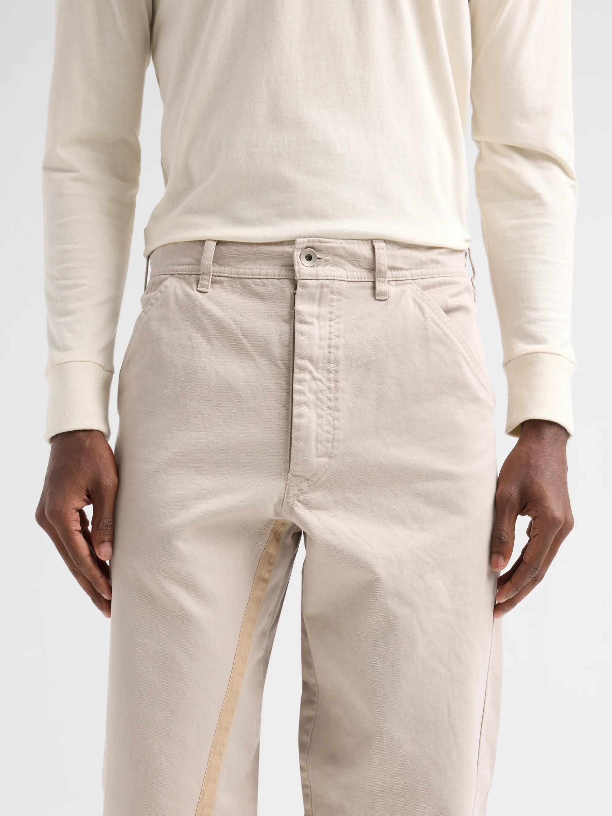 Maison Margiela Twisted Stone-Wash Cotton Trousers | Saks Fifth Avenue