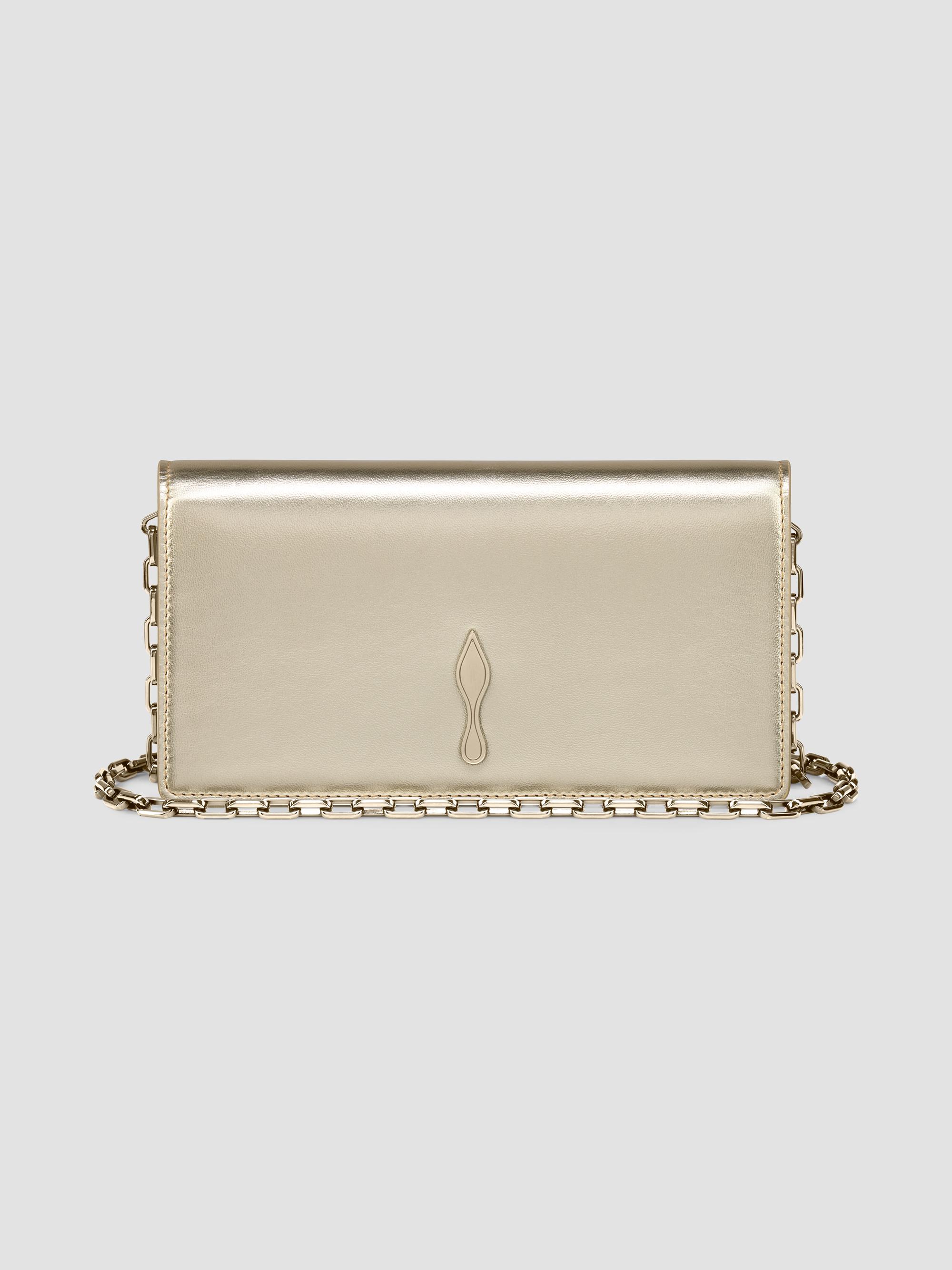 Christian Louboutin Women's Bettina Leather Clutch - Platine | Thumbnail 6