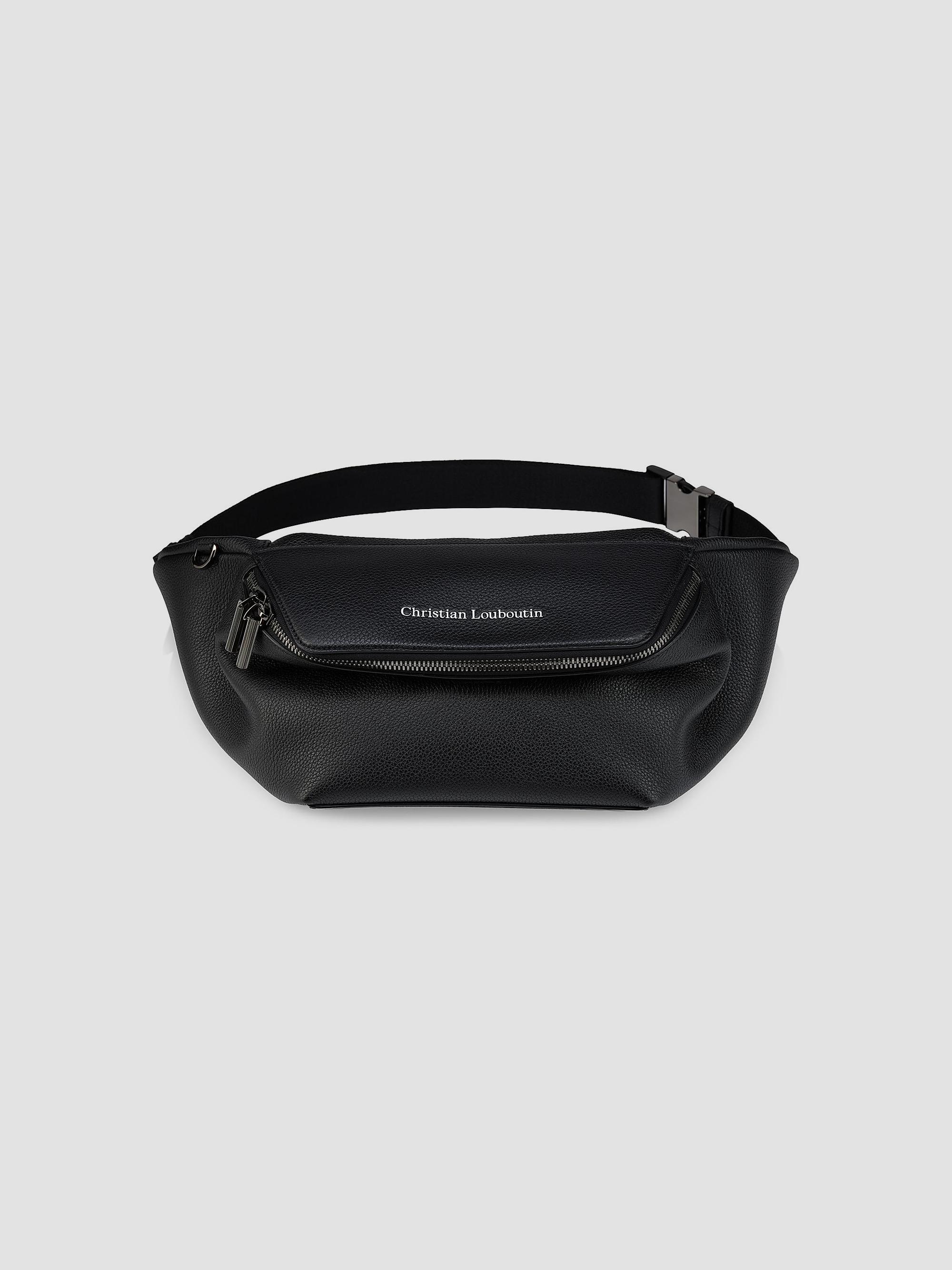 Christian Louboutin Men's Nostalgic Leather Belt Bag - Loubi | Thumbnail 7