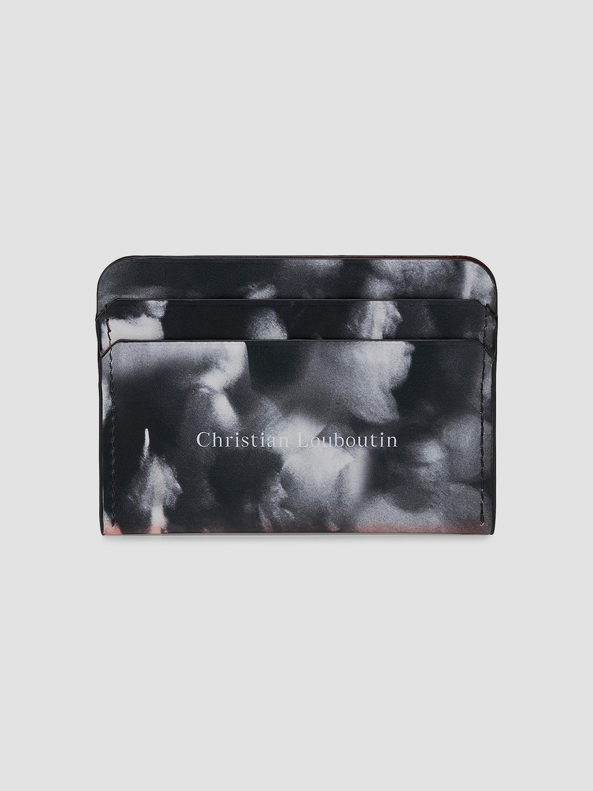 Christian Louboutin Men's Canopy Card Case - Black White | Thumbnail 5