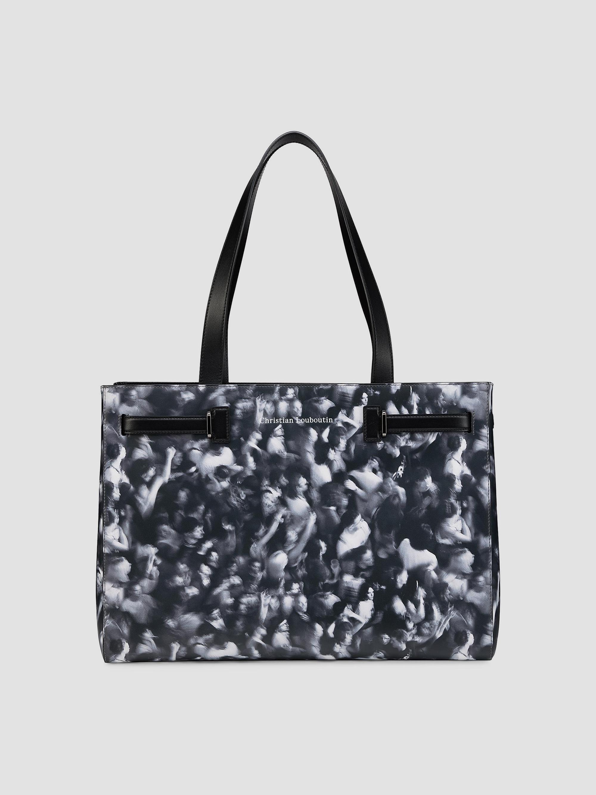 Christian Louboutin Men's Tactical Tote Bag - Black White | Thumbnail 7