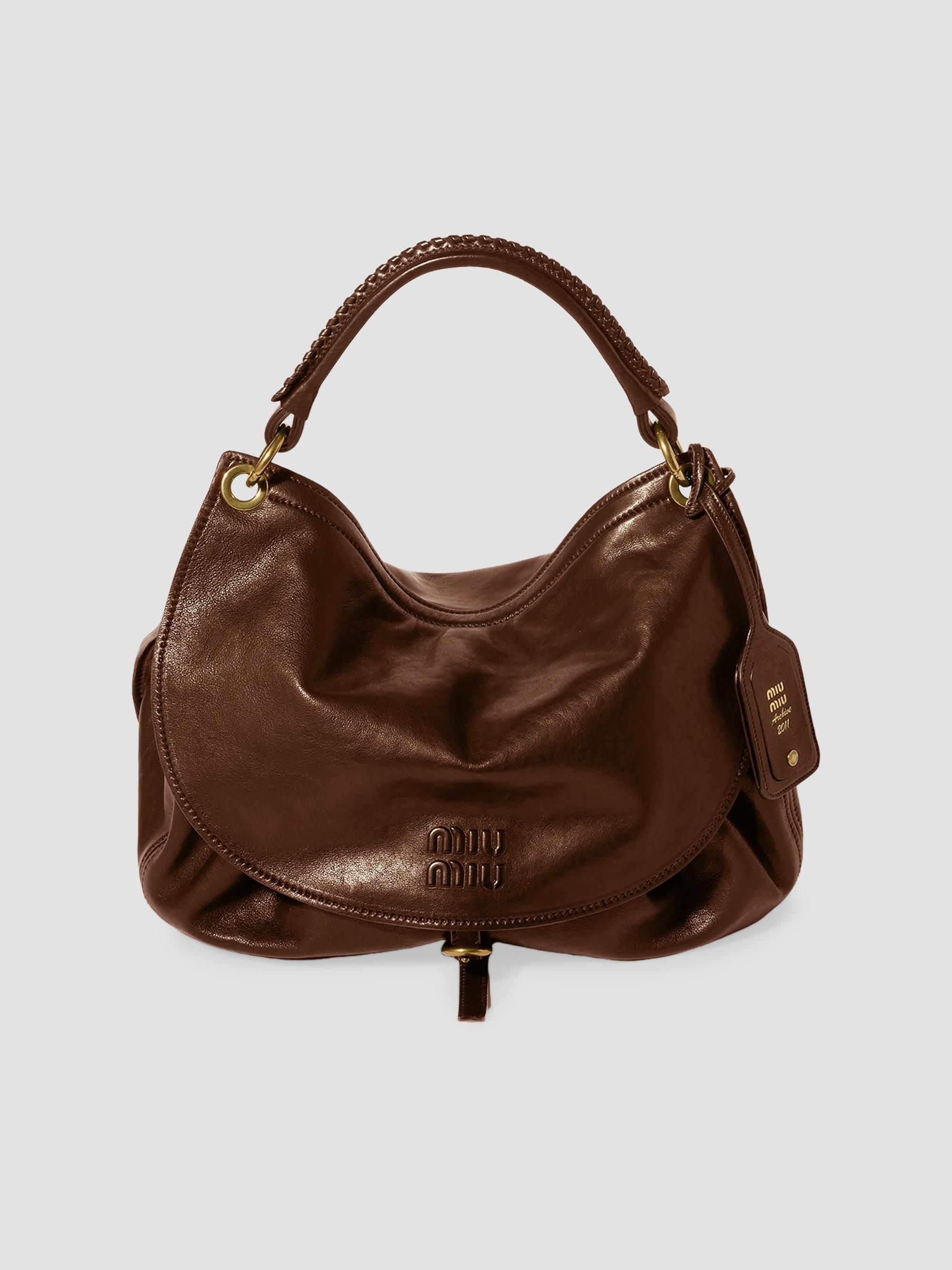 Miu Miu Leather Trick Mini Bag | Saks Fifth Avenue