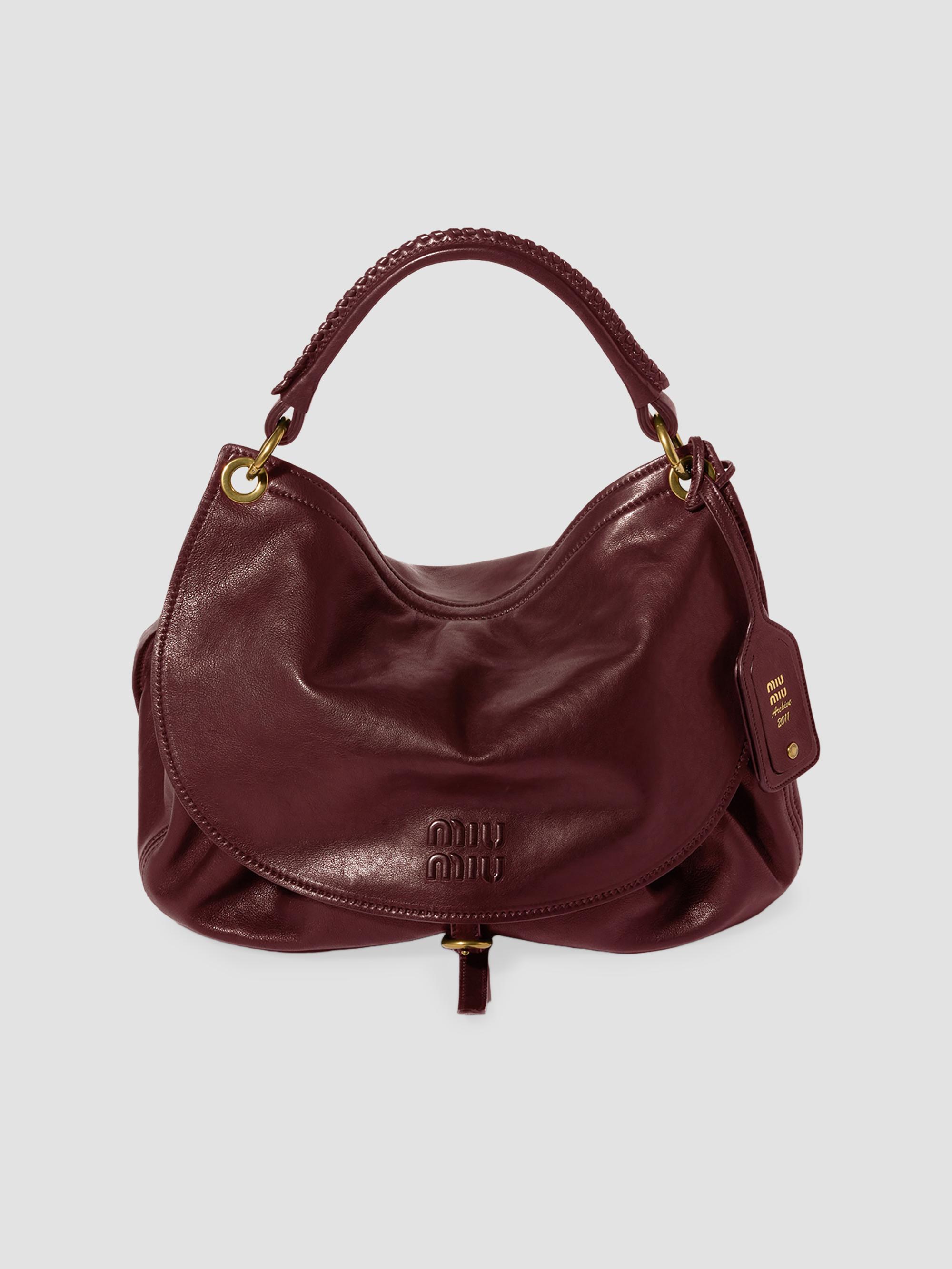 Rendezvous Leather Hobo Bag