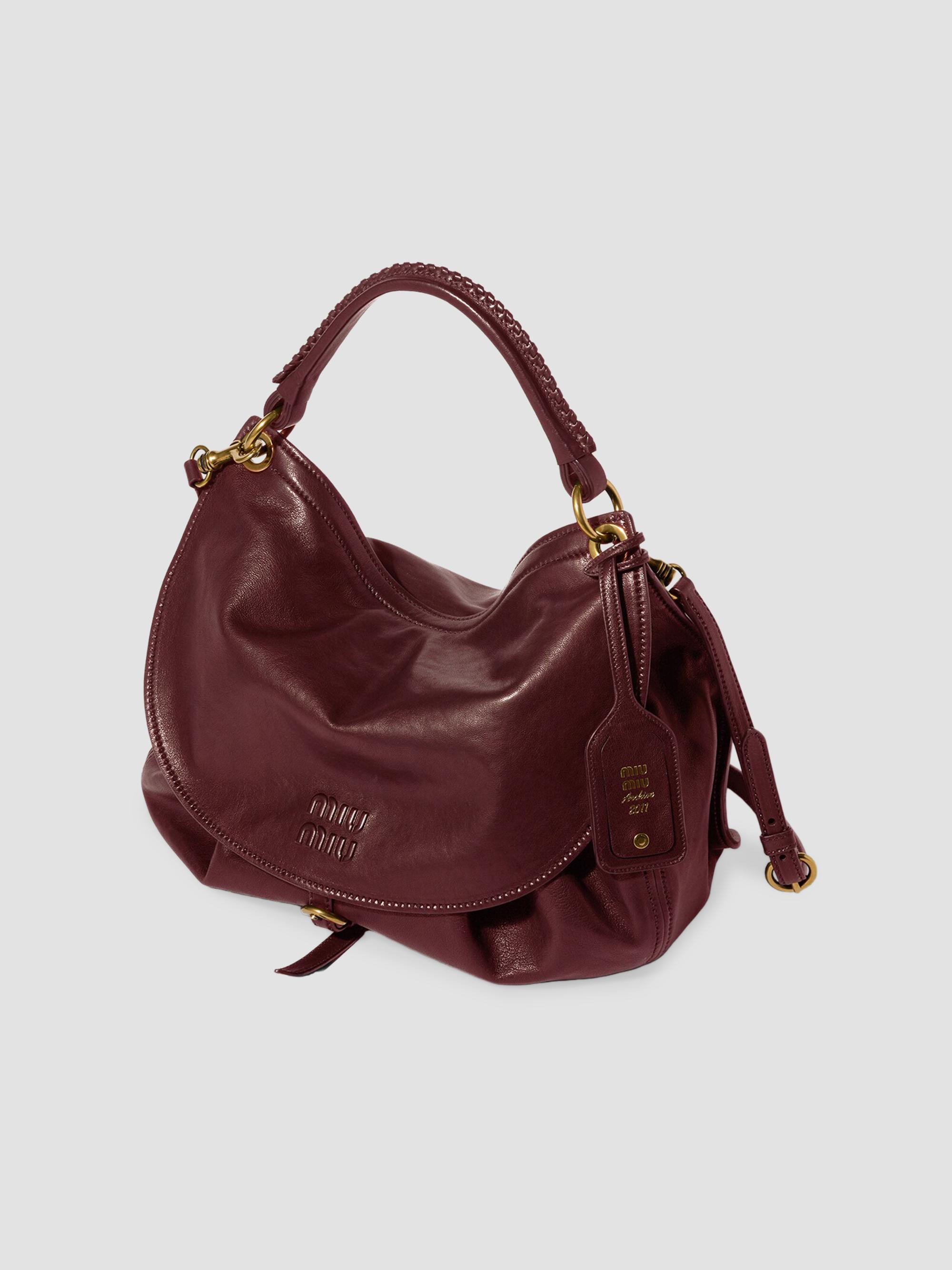 Rendezvous Leather Hobo Bag