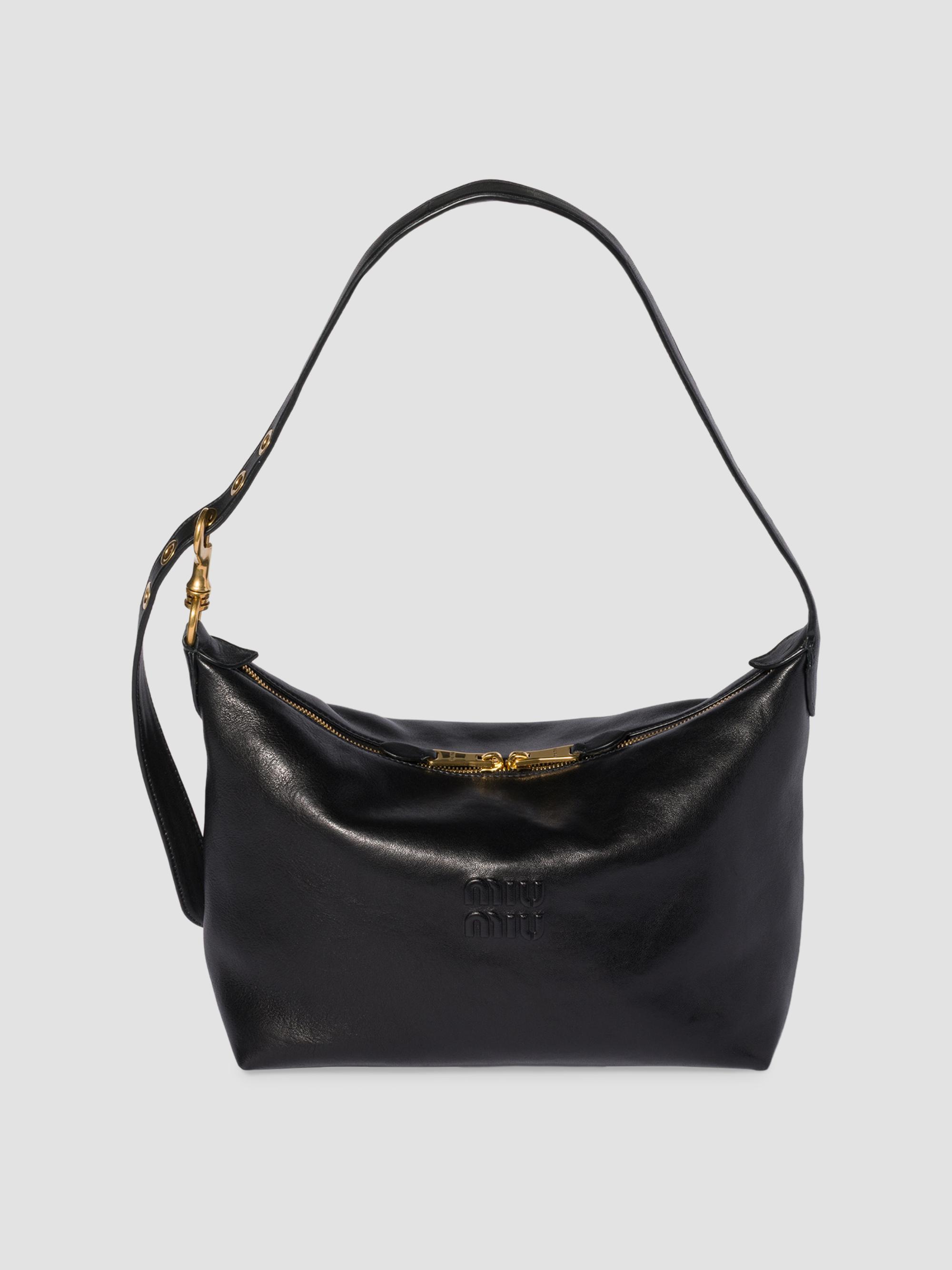 Miu Miu Spirit Nappa Leather Shoulder Bag | Saks Fifth Avenue