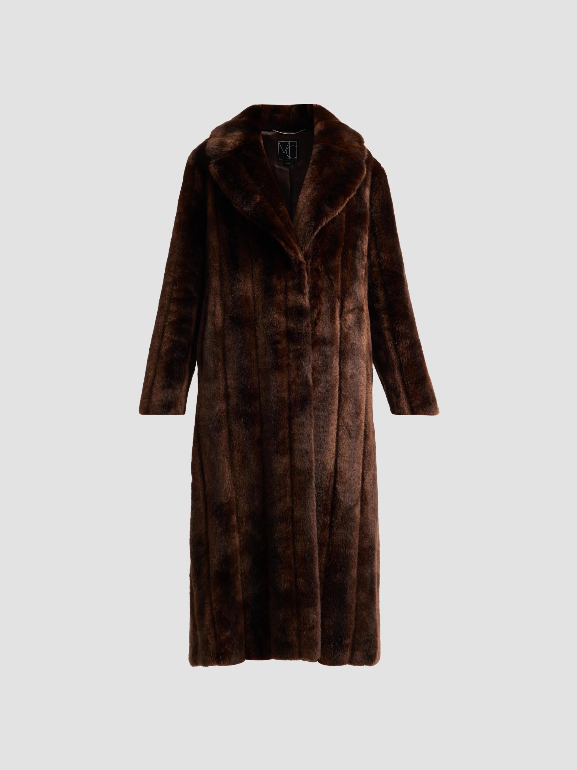 Mercer Collective Ally Reversible Faux-Leather Coat | Saks Fifth