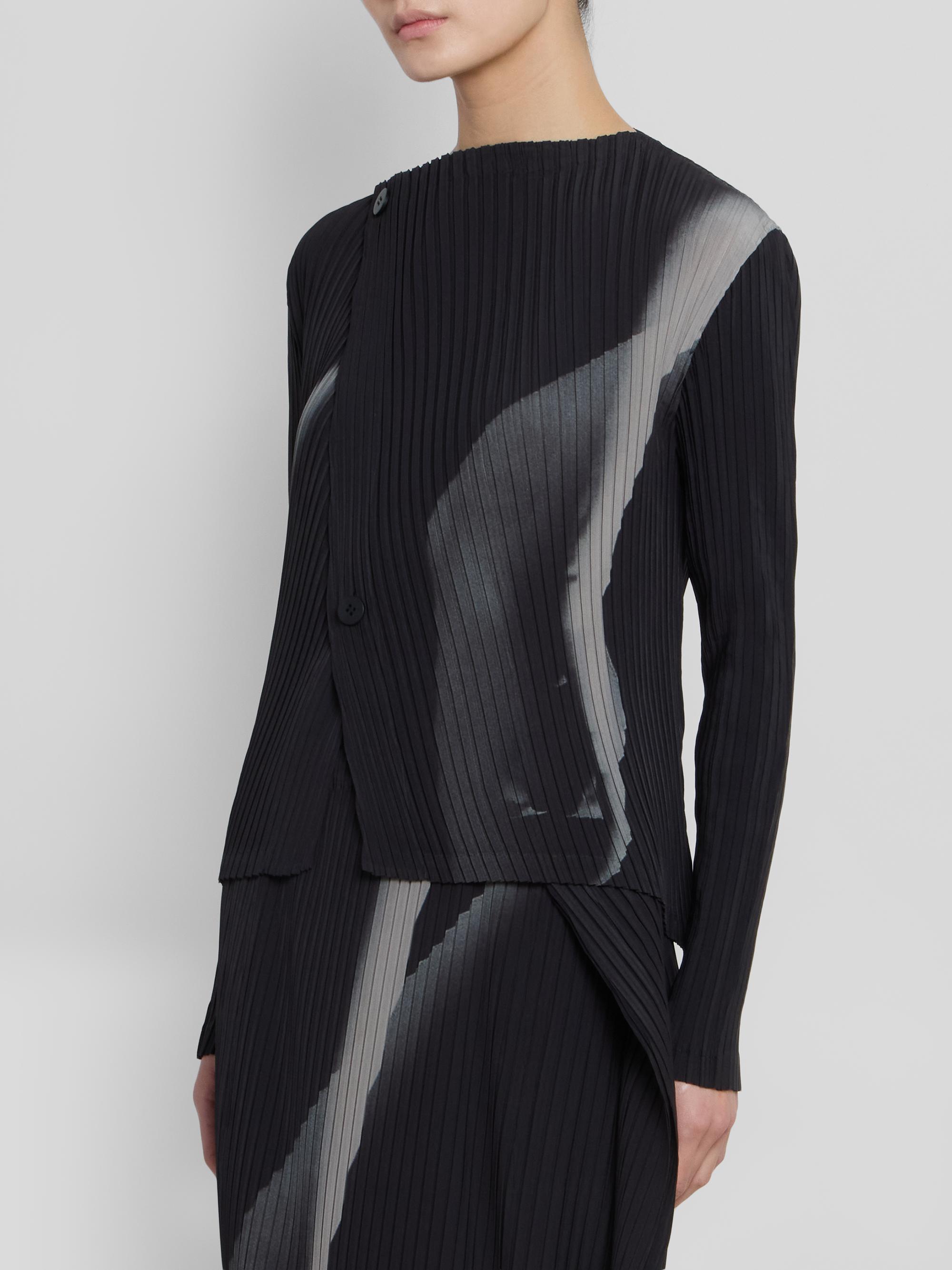 Issey Miyake Hands of Lover Printed Pleated Cardigan | Saks Fifth