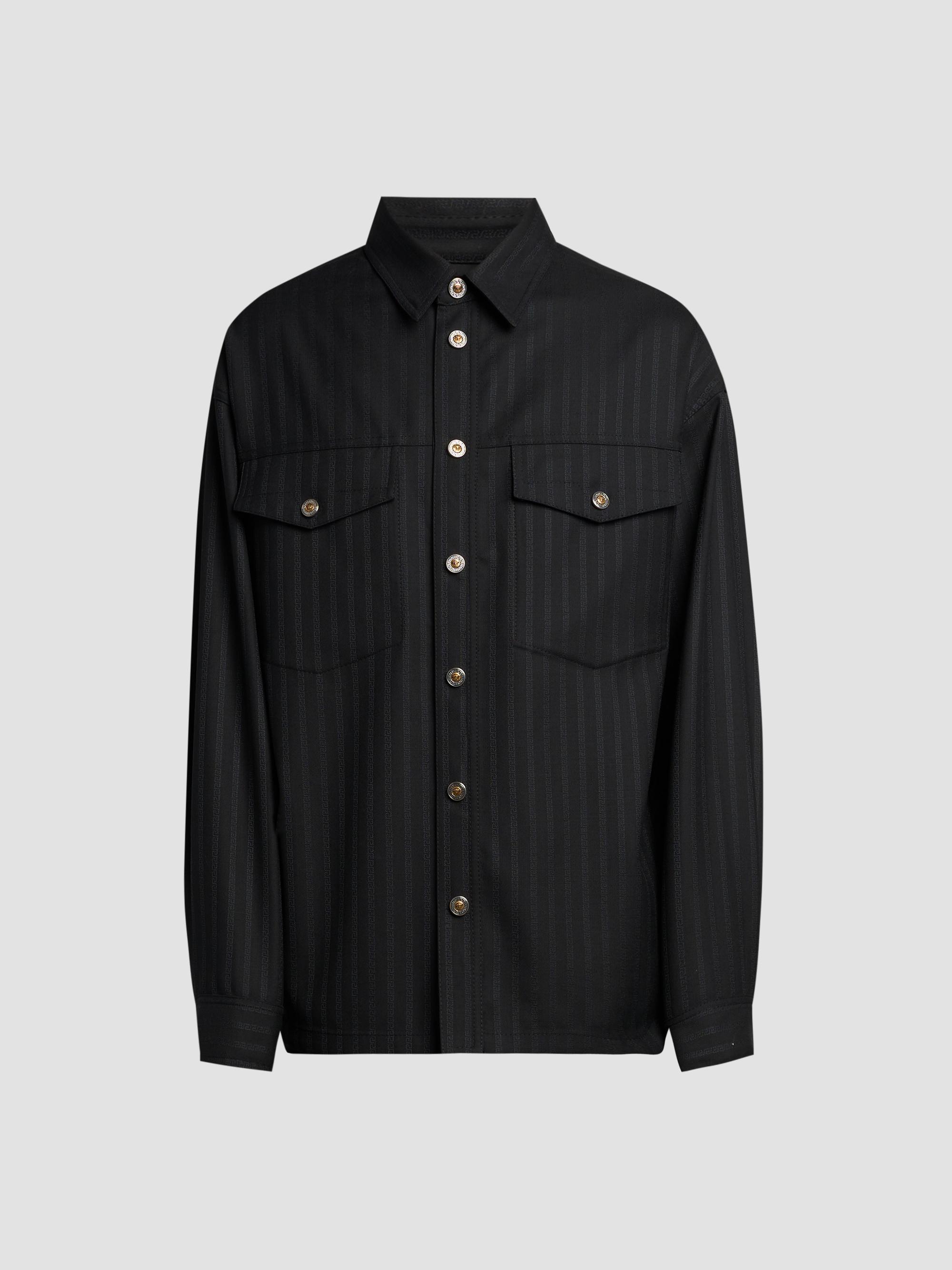 Men's Versace Designer Casual Button-Down Shirts