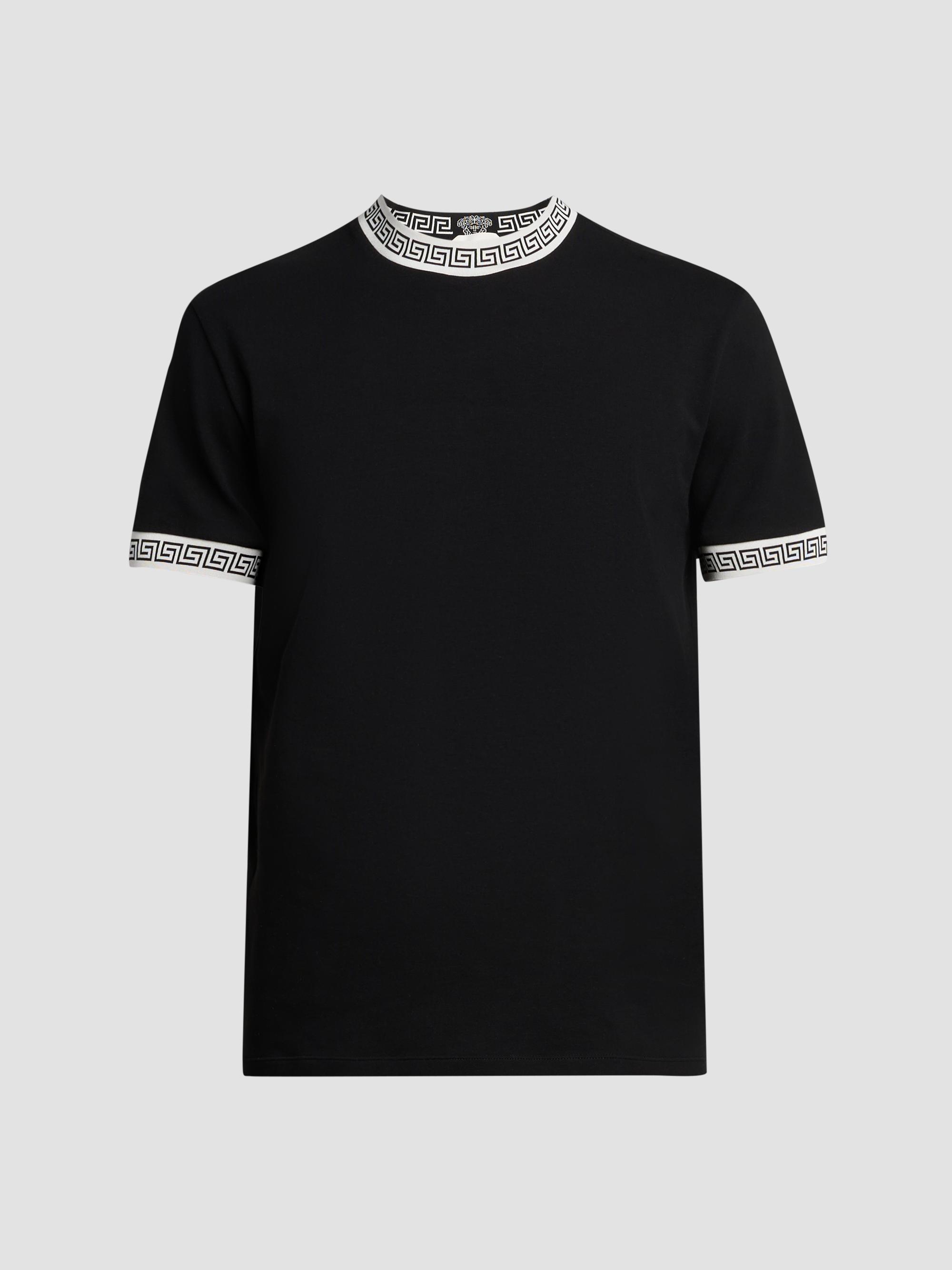 Versace Faded Greca Logo Cotton T-Shirt | Saks Fifth Avenue