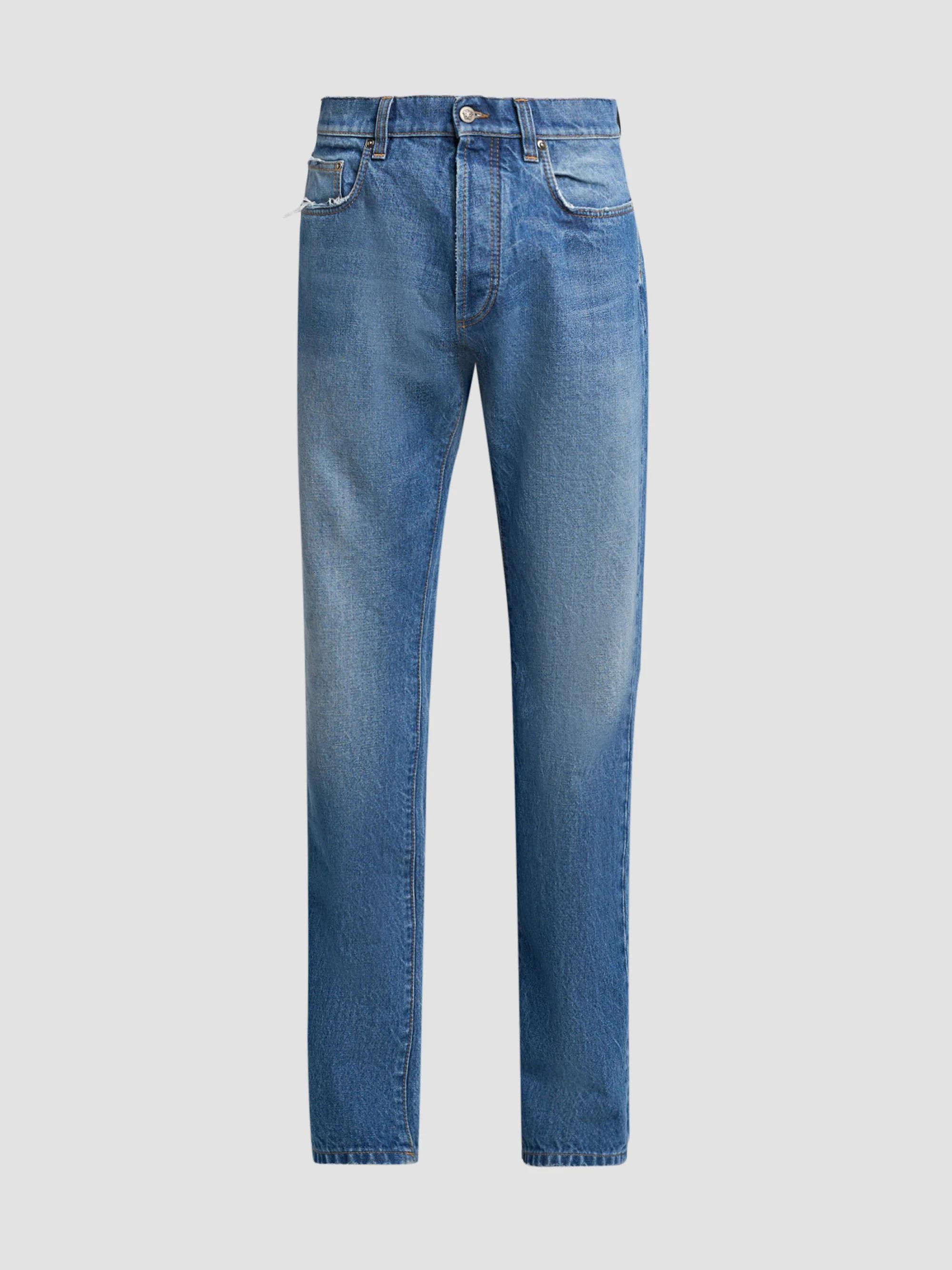 Balmain Slim-Fit Straight-Leg Jeans | Saks Fifth Avenue