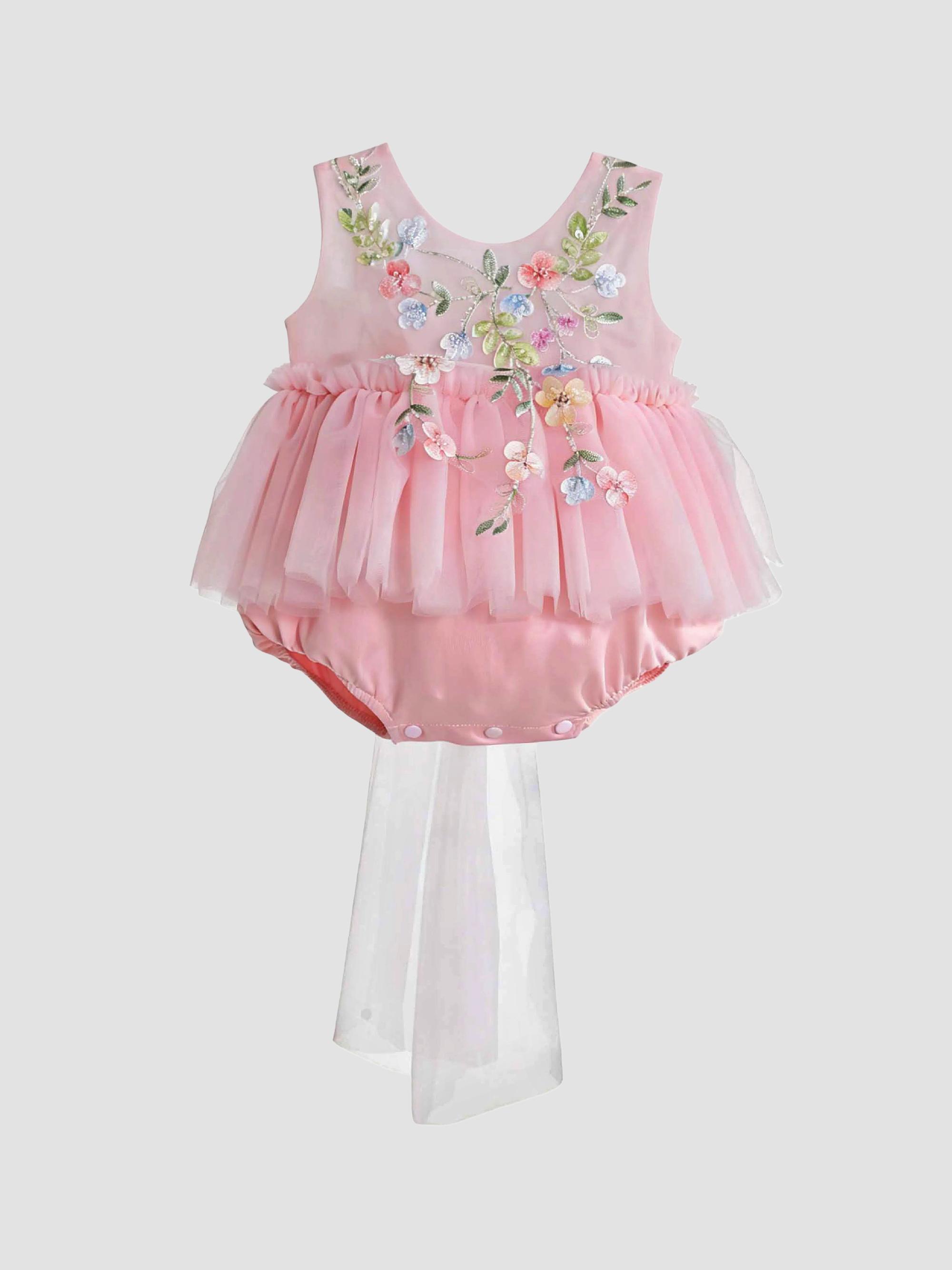 designer infant dresses Penelope Lace Dress at Baby Beau & Belle Chalk buttons down back Baby Girl Designer Dresses: Party,