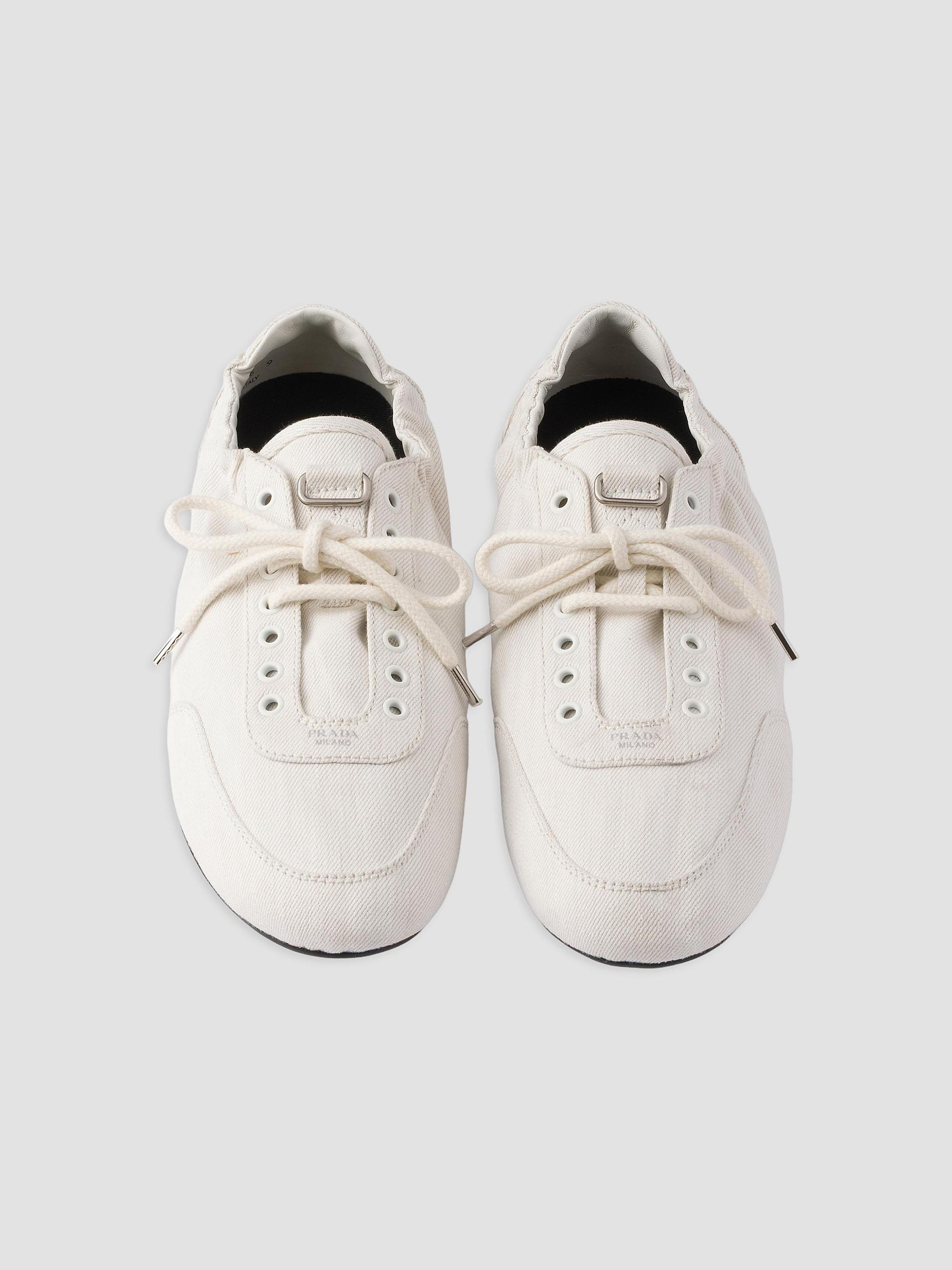 Prada Collapse Denim Sneakers | Saks Fifth Avenue