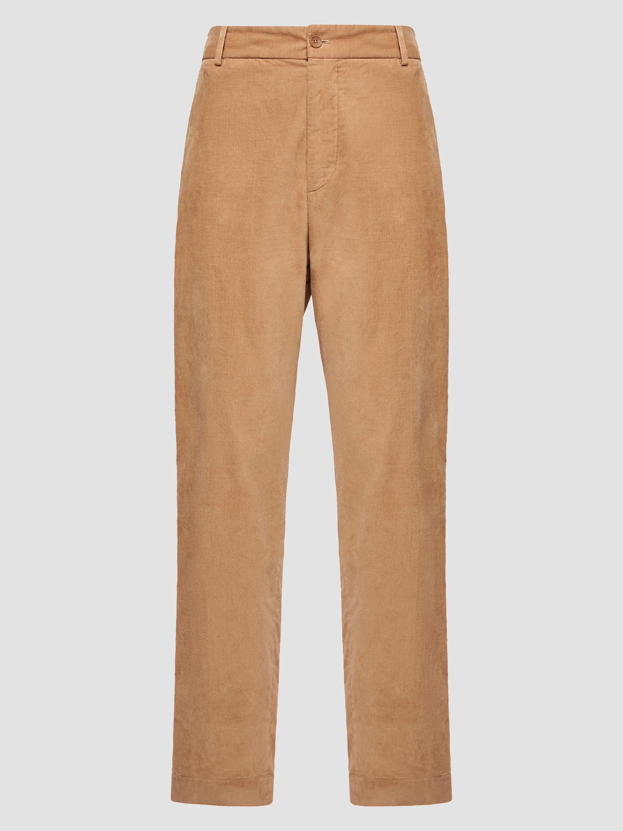Moncler Men's Pants in Corduroy - Beige