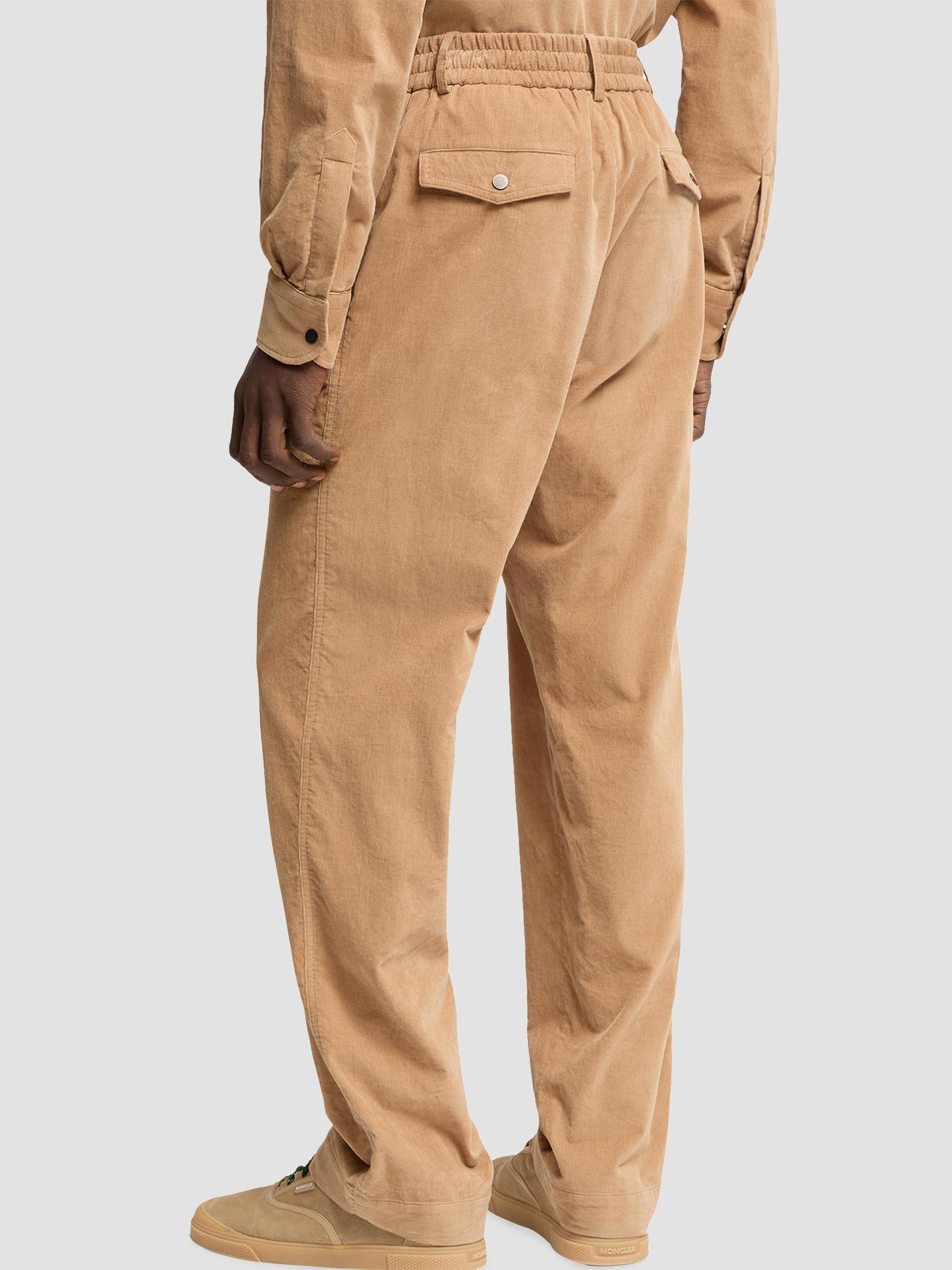Moncler Men's Pants in Corduroy - Beige | Thumbnail 3