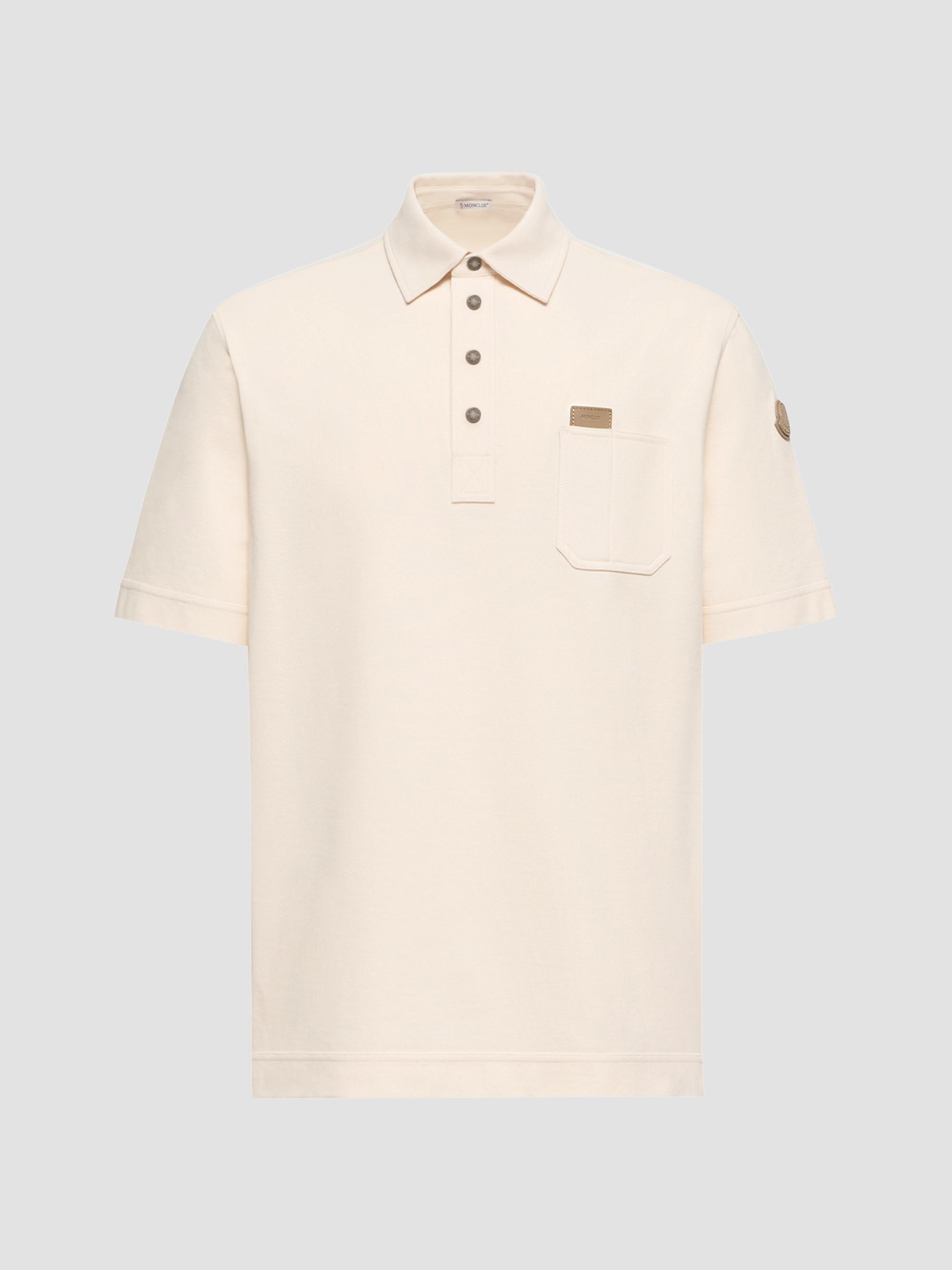 Moncler Men's Polo Shirt in Cotton -