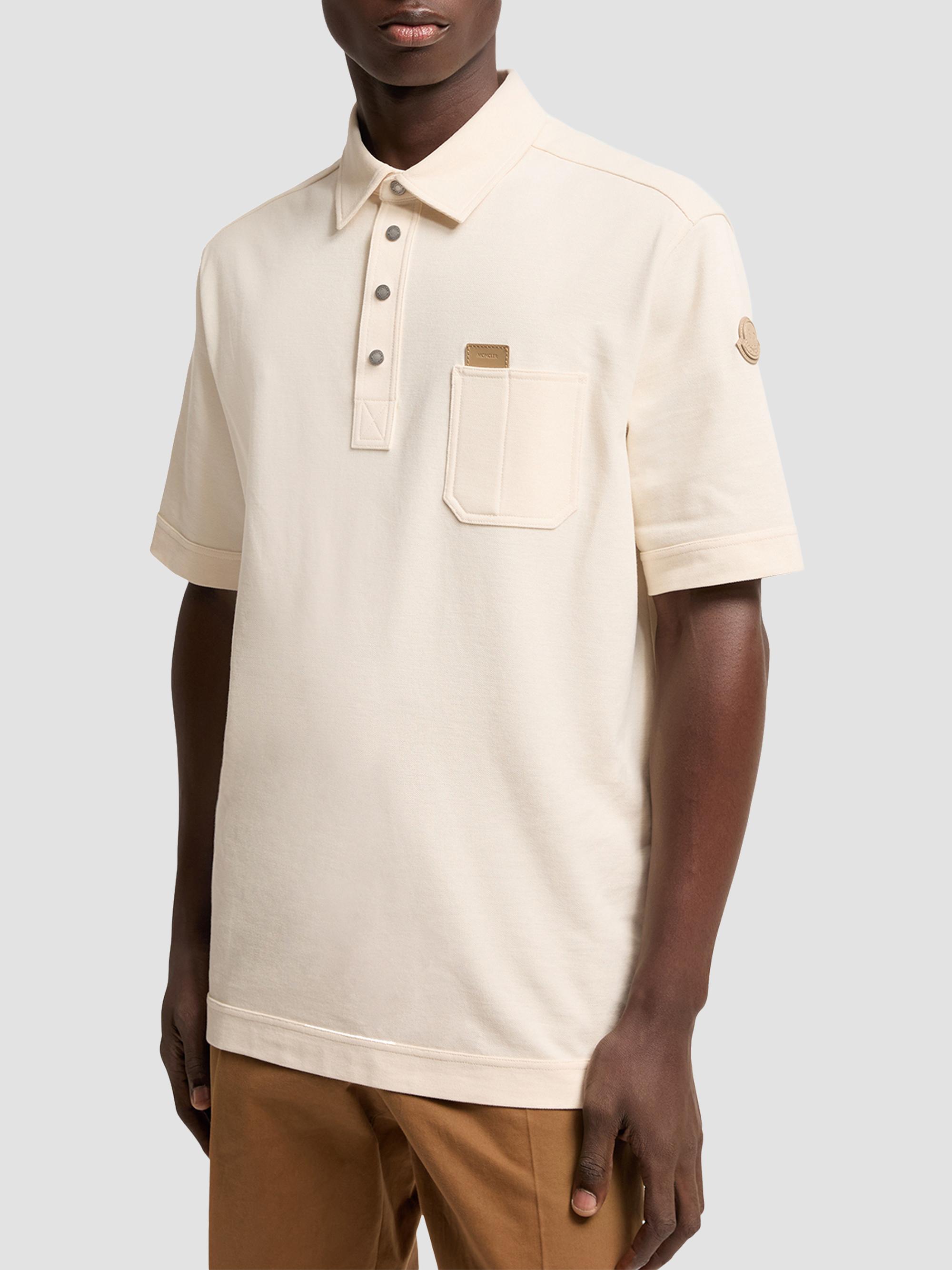 Moncler Men's Polo Shirt in Cotton - | Thumbnail 2