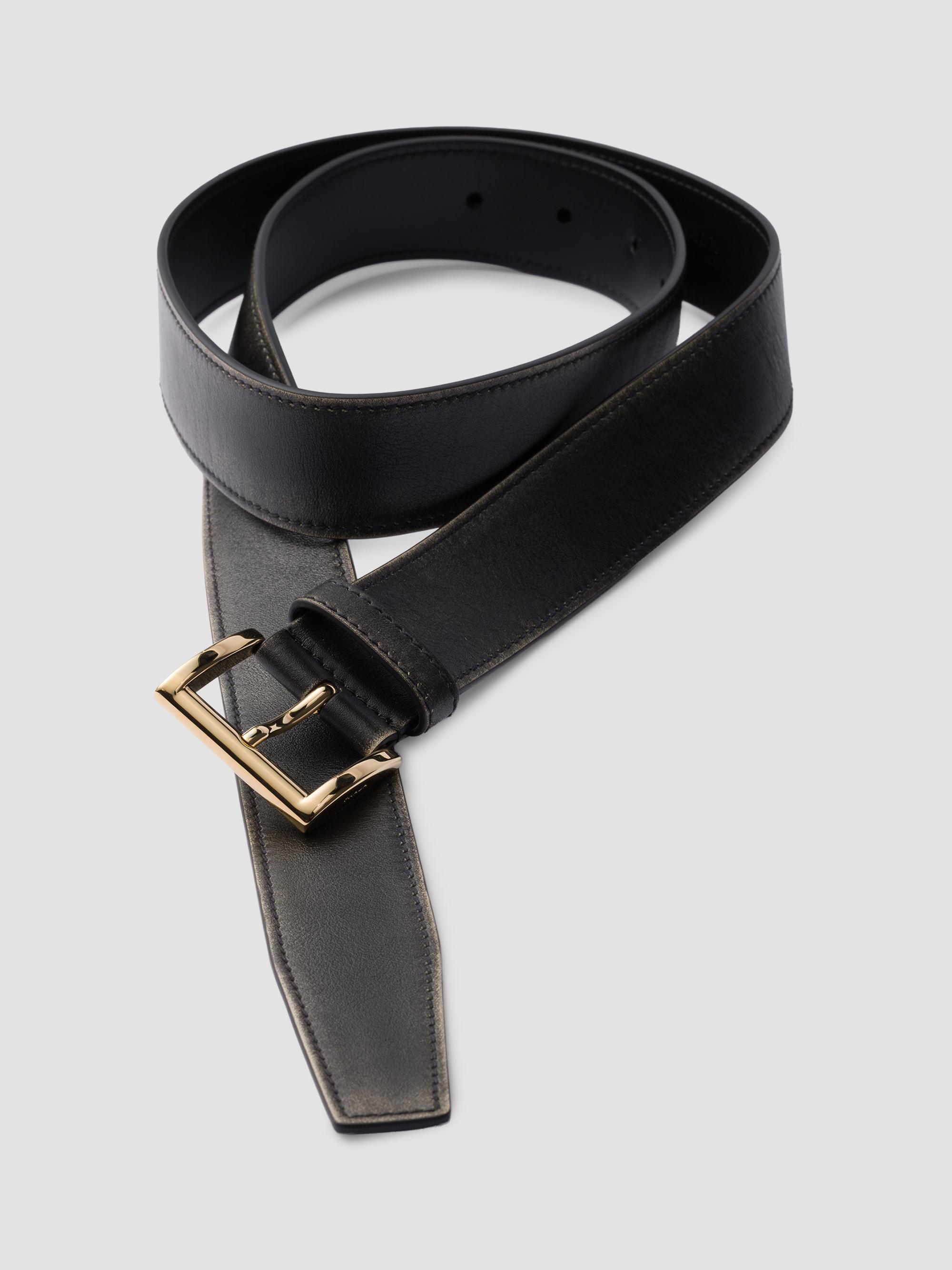 Prada Leather Belt | Saks Fifth Avenue