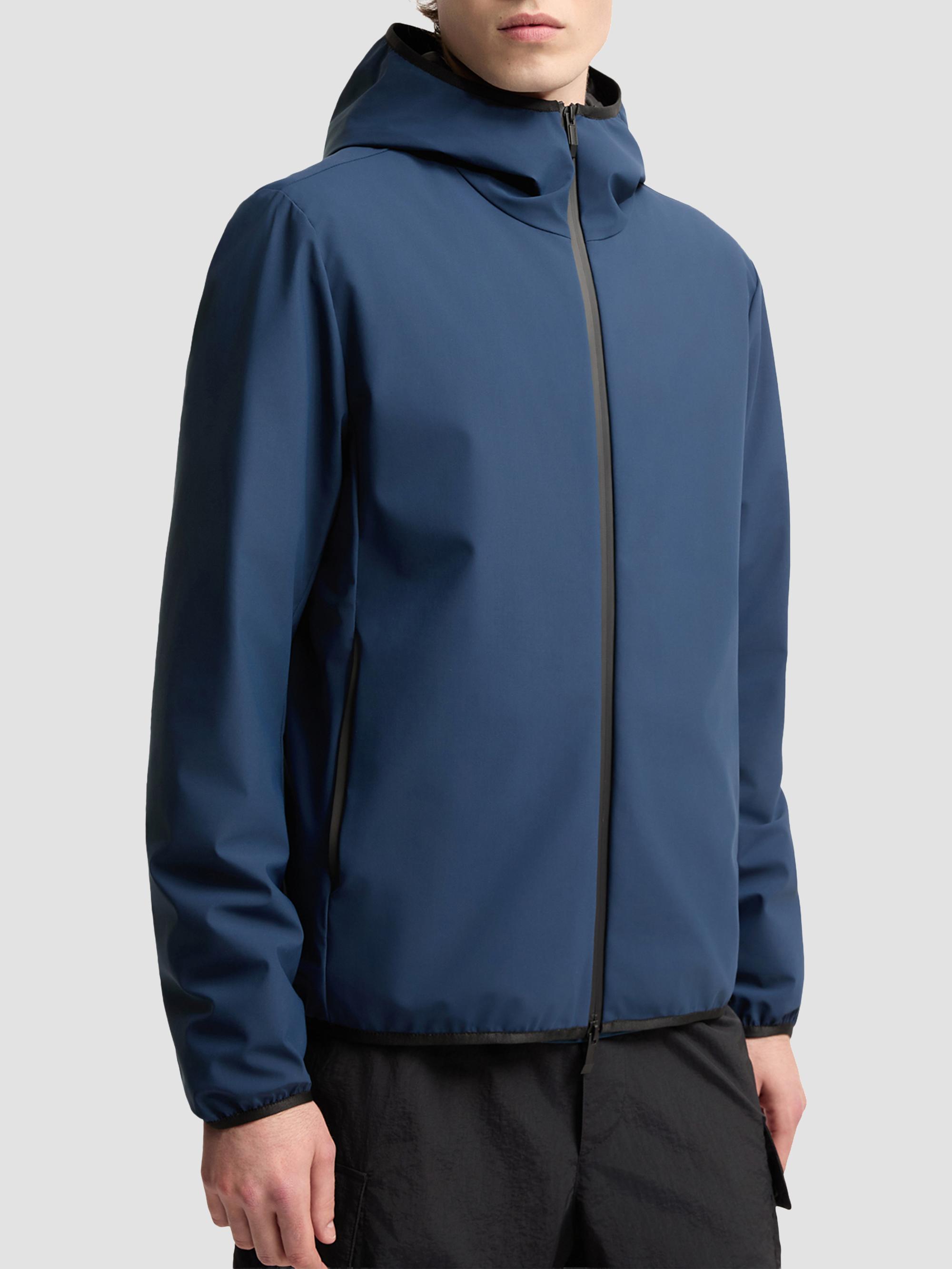 Moncler Men's Ciampolin Puffer Jacket with Hood - Navy Blue | Thumbnail 2