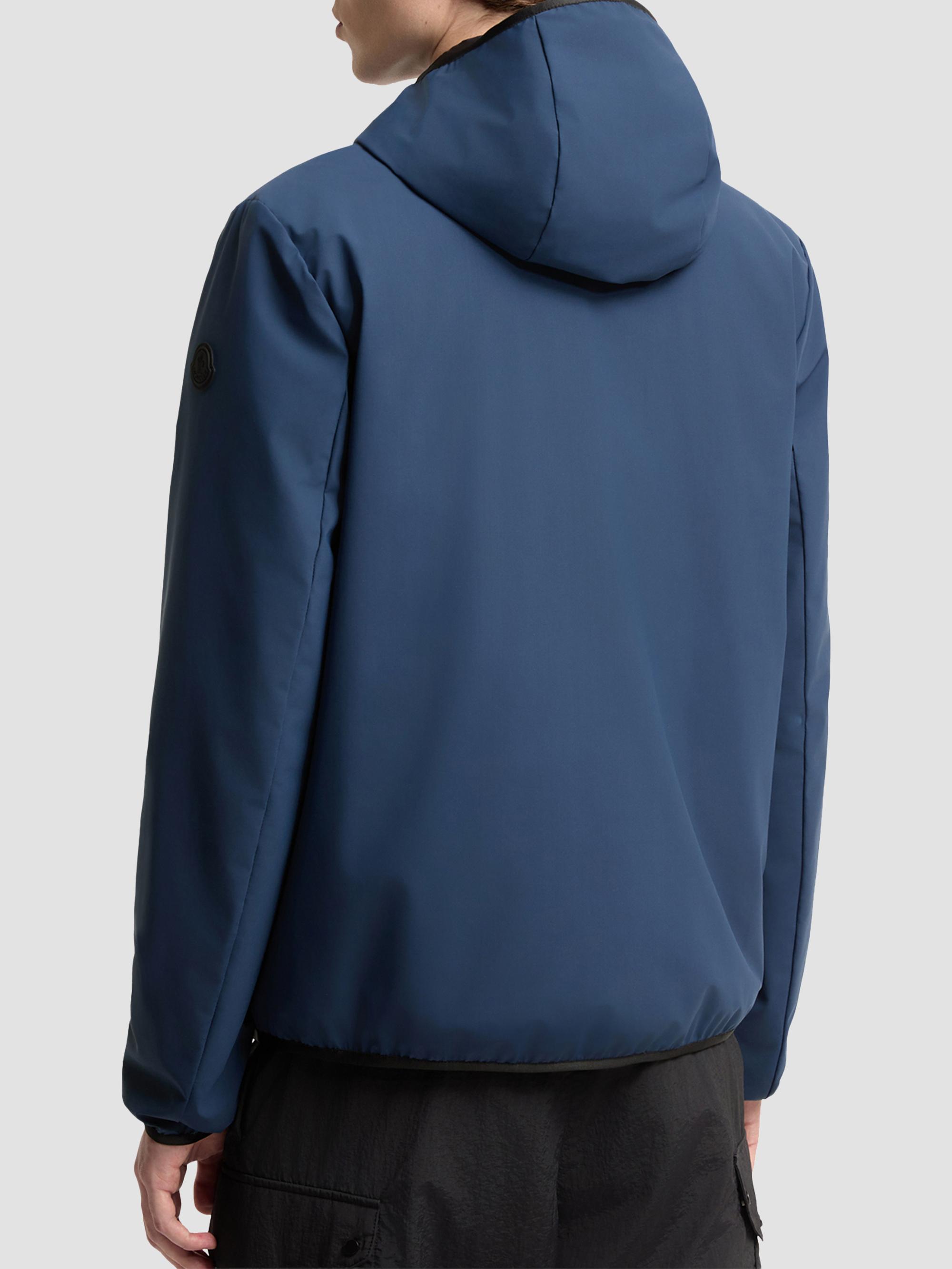 Moncler Men's Ciampolin Puffer Jacket with Hood - Navy Blue | Thumbnail 3