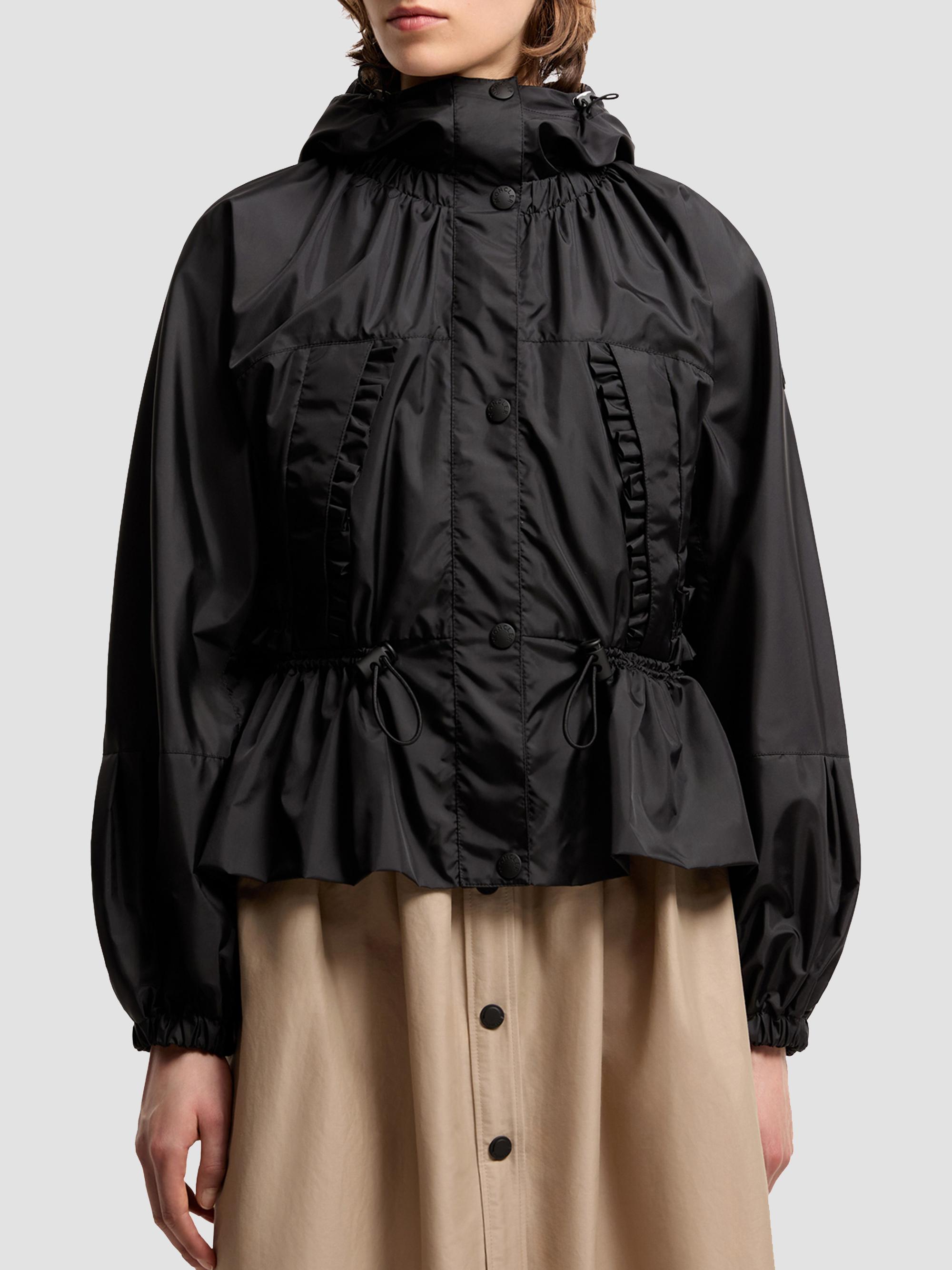 Moncler Women's Imaginaire Short Parka Coat in Canvas - Black | Thumbnail 2