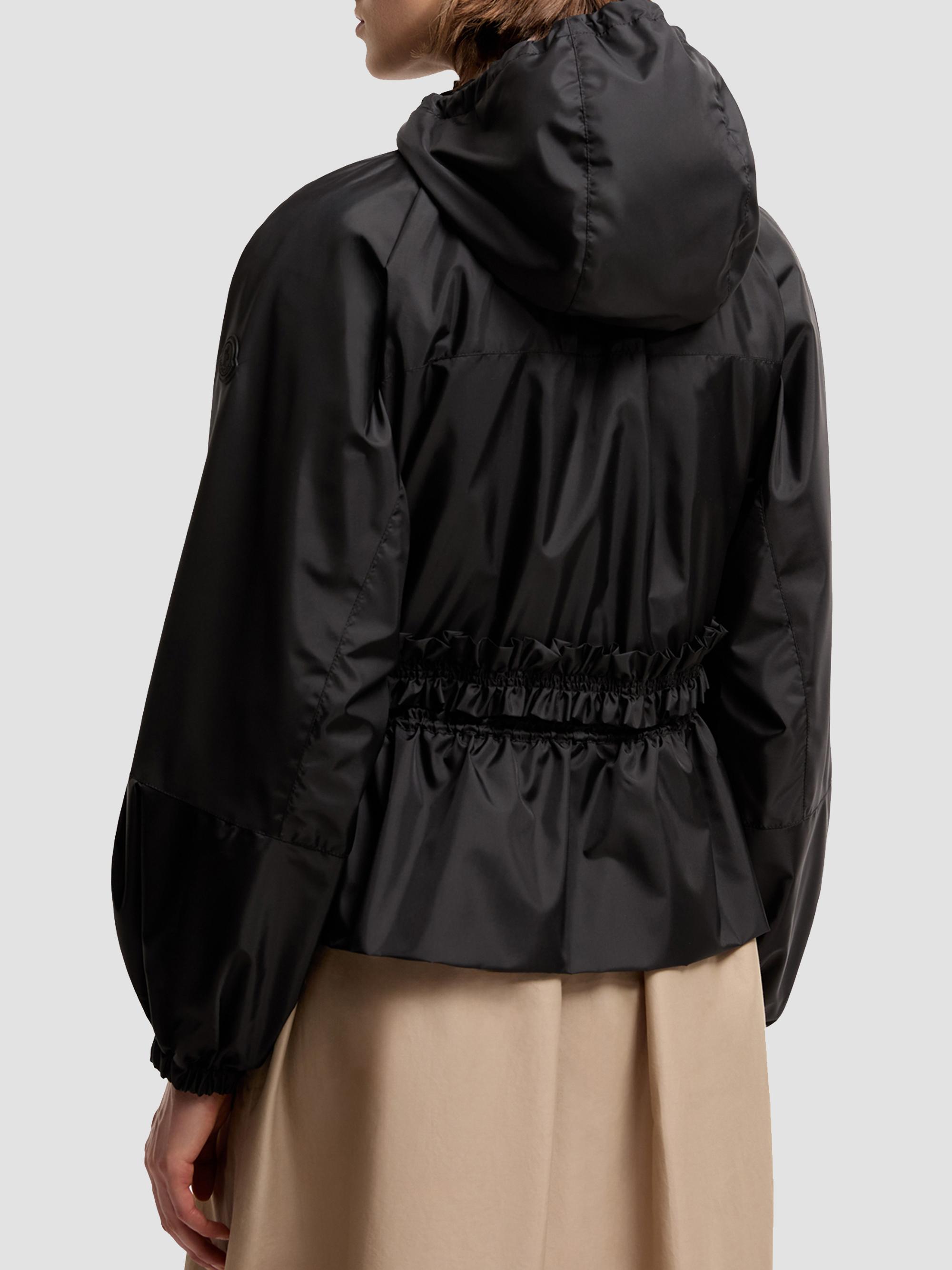 Moncler Women's Imaginaire Short Parka Coat in Canvas - Black | Thumbnail 3