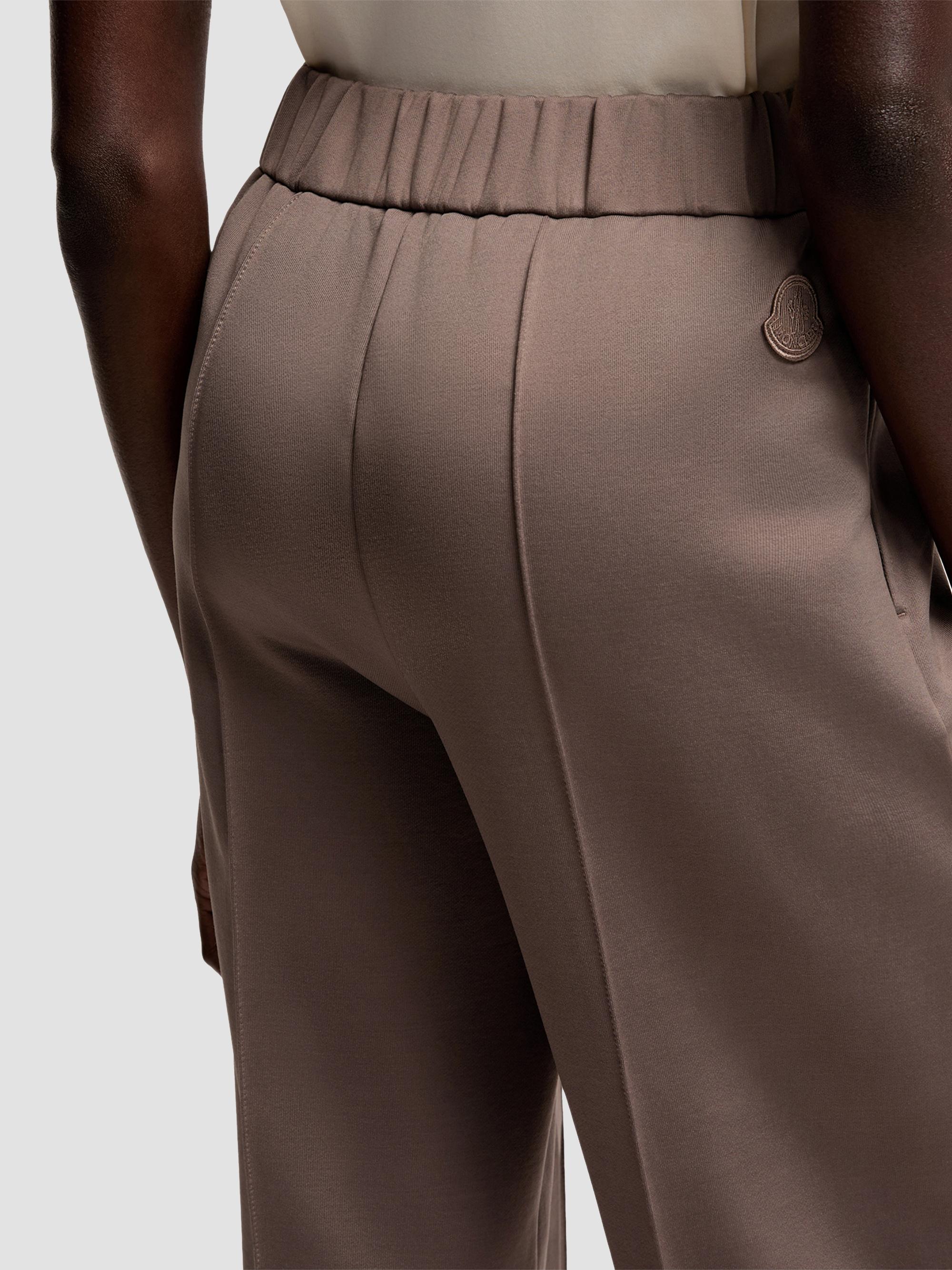 Moncler Women's Sweatpants in Technical Fleece - Taupe | Thumbnail 4