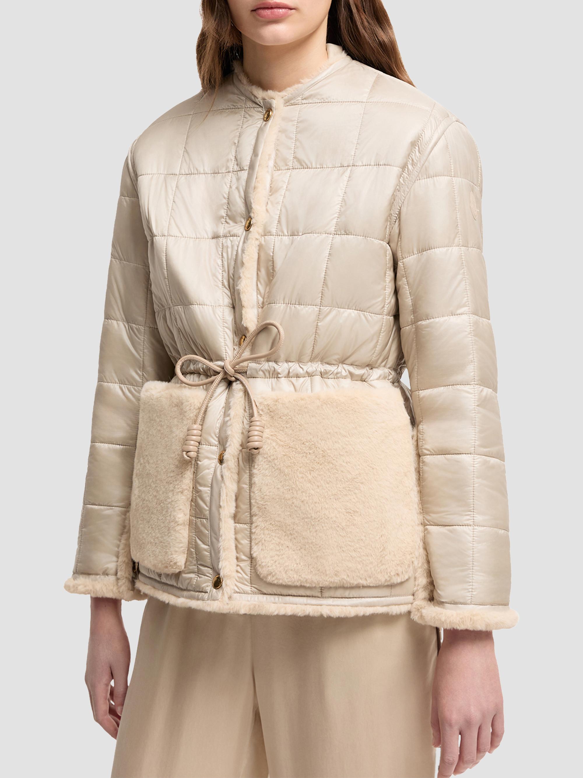 Moncler Women's Tipule Reversible Puffer Coat - Light Beige | Thumbnail 2