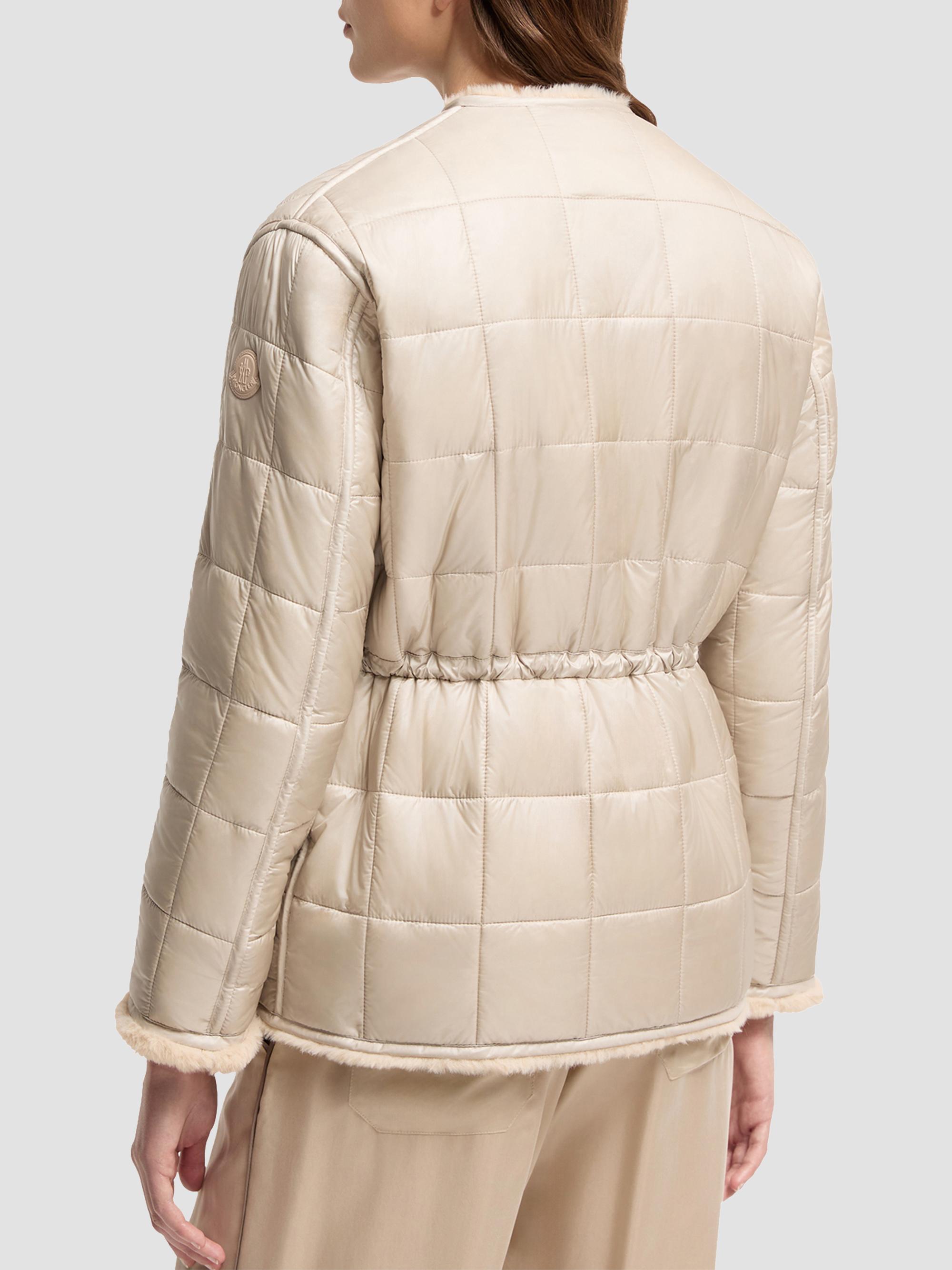 Moncler Women's Tipule Reversible Puffer Coat - Light Beige | Thumbnail 3
