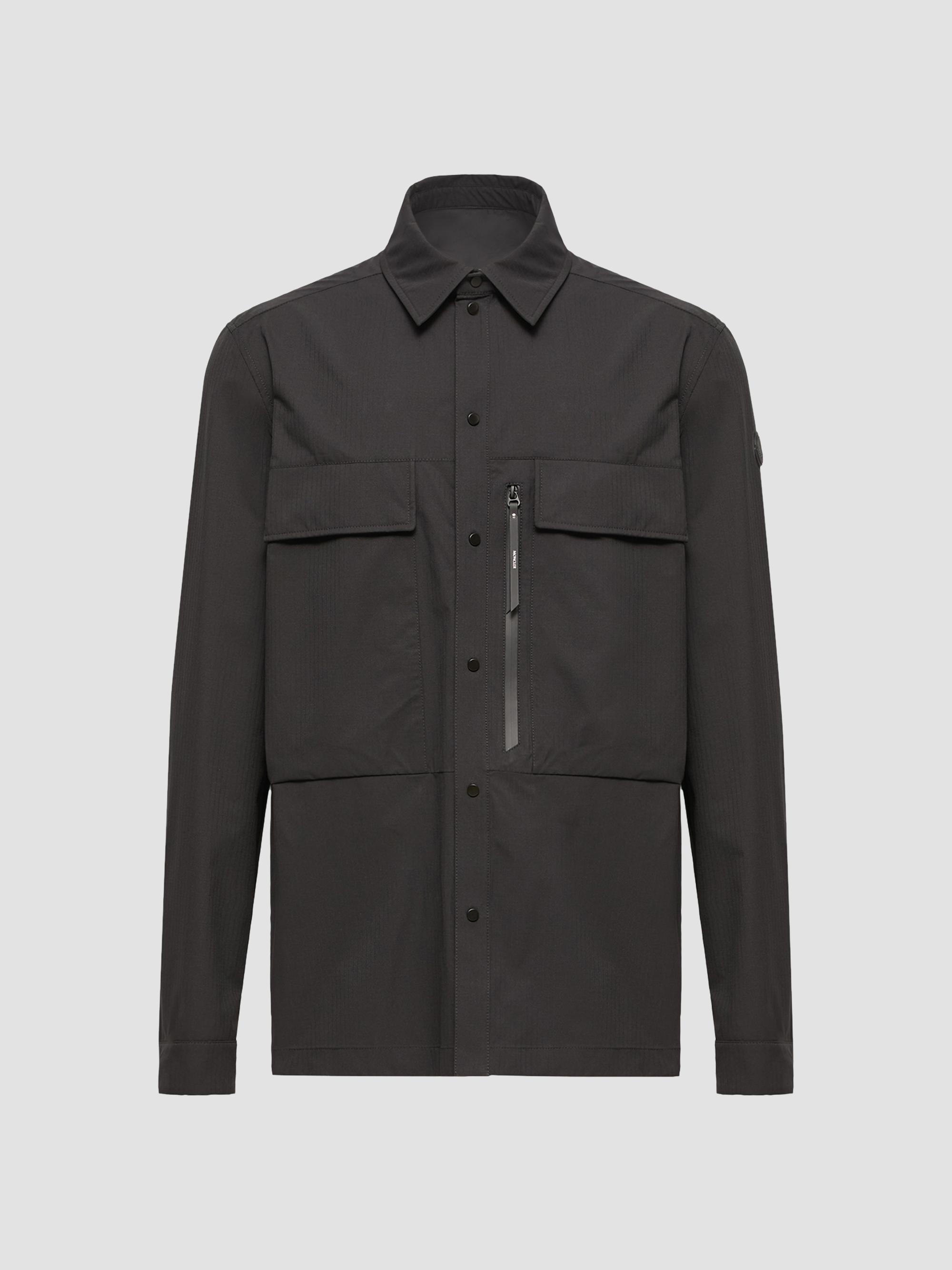 Moncler Men's Zip-Up Shacket - Black