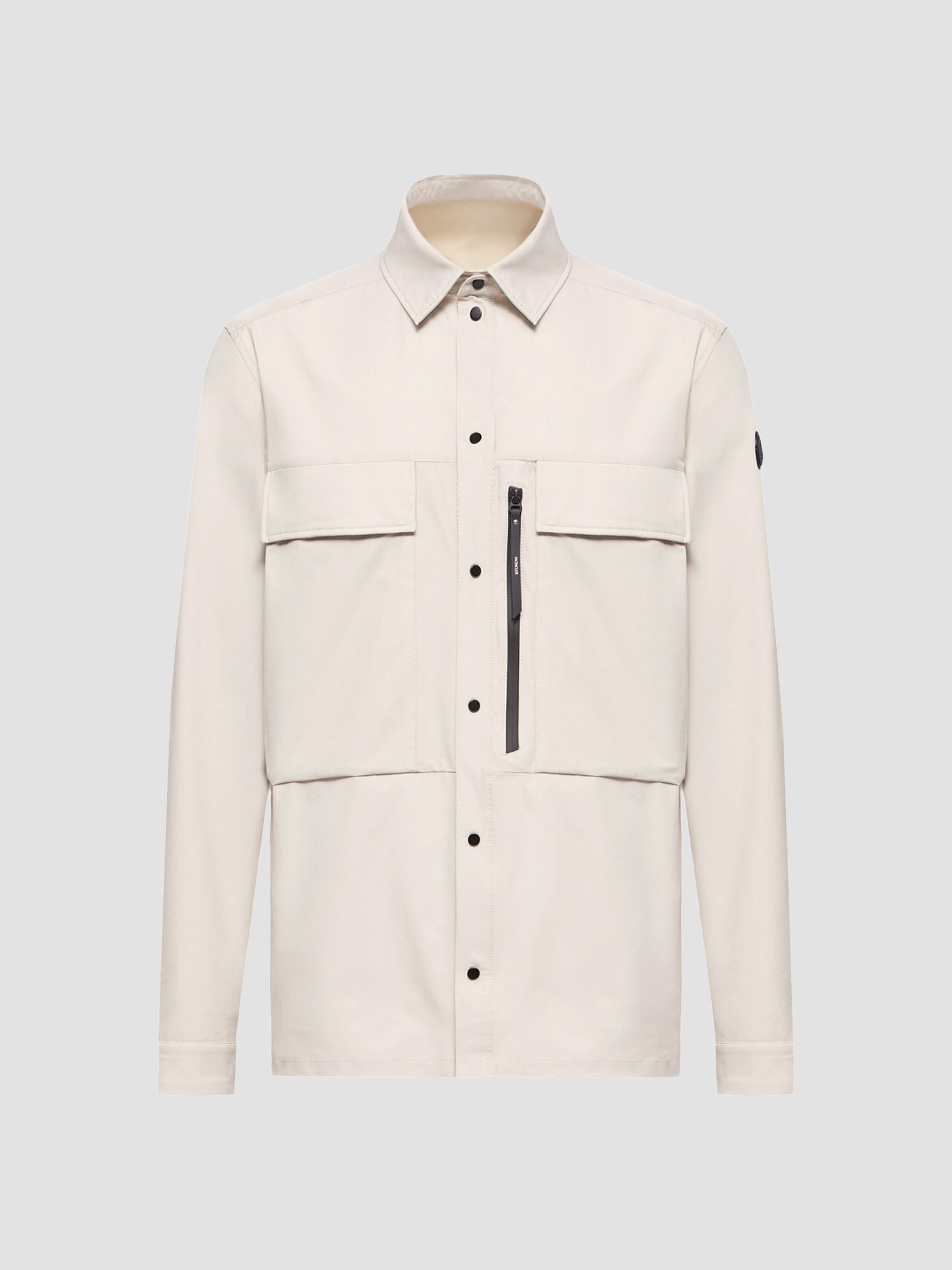 Moncler Men's Zip-Up Shacket - White