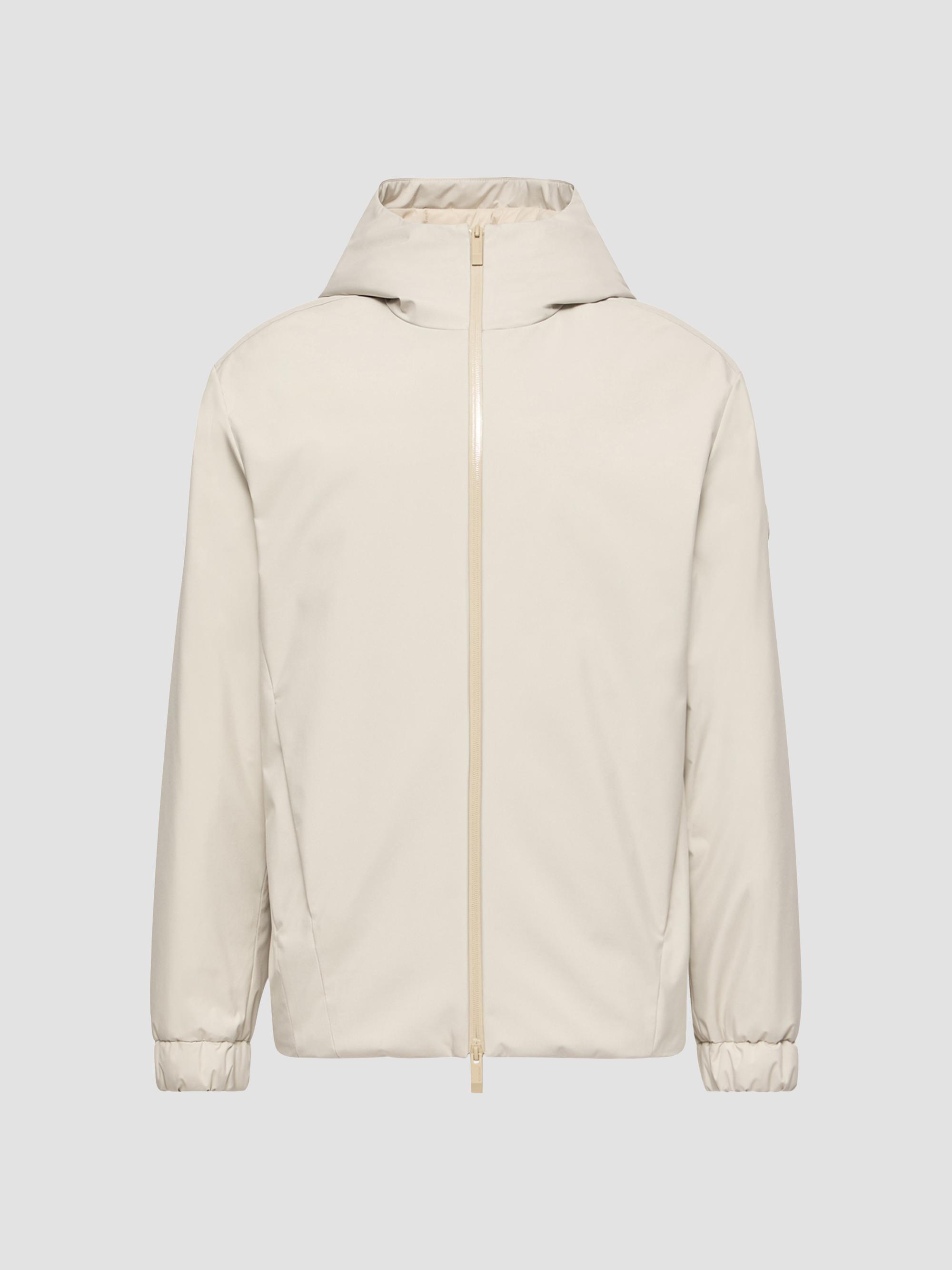 Moncler Men's Trelatete Puffer Jacket with Hood - Light Beige