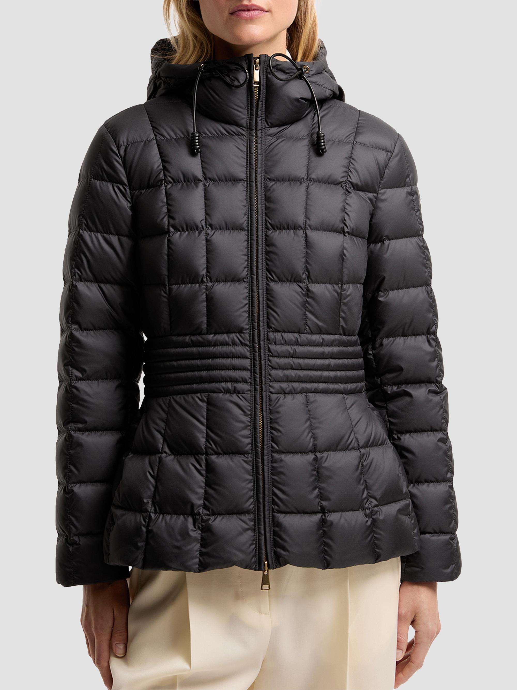Moncler Women's Engoulevent Hooded Puffer Coat - Black | Thumbnail 2