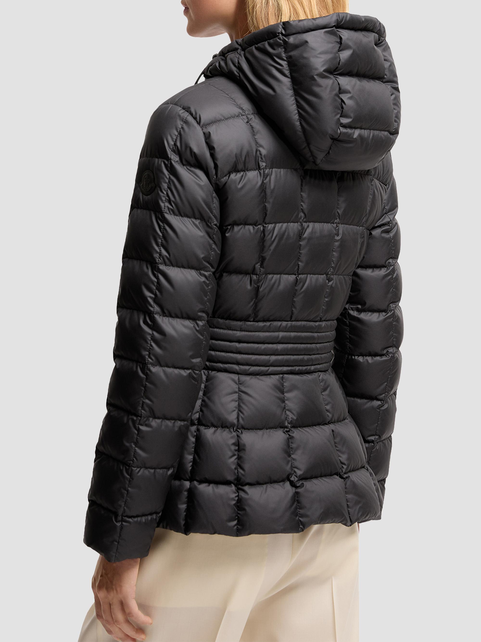 Moncler Women's Engoulevent Hooded Puffer Coat - Black | Thumbnail 3