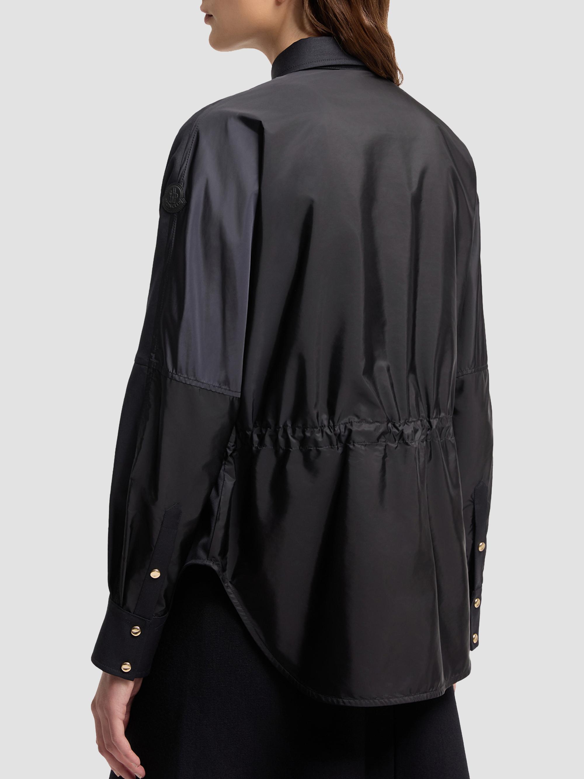 Moncler Women's Shacket in Wool - Dark Blue | Thumbnail 3