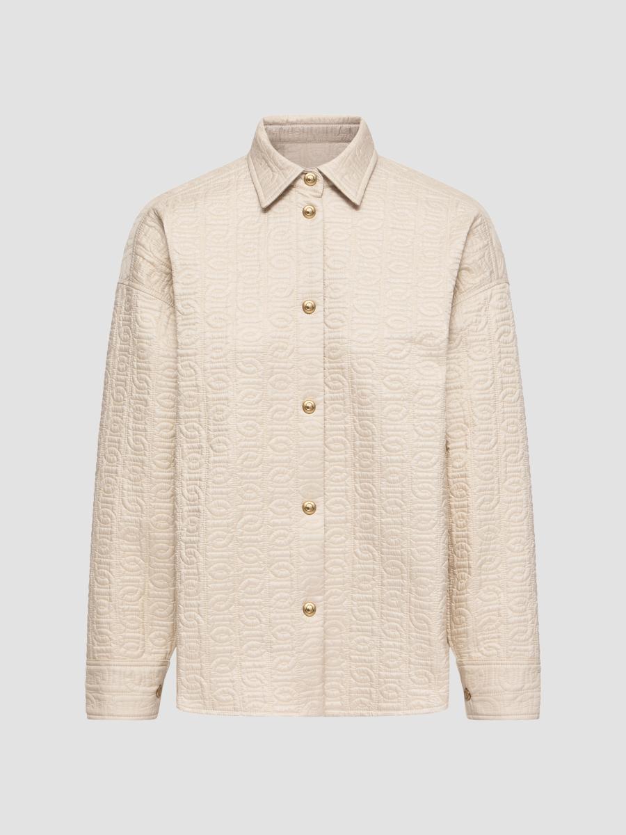 Moncler Women's Down-filled Shacket In Neutral