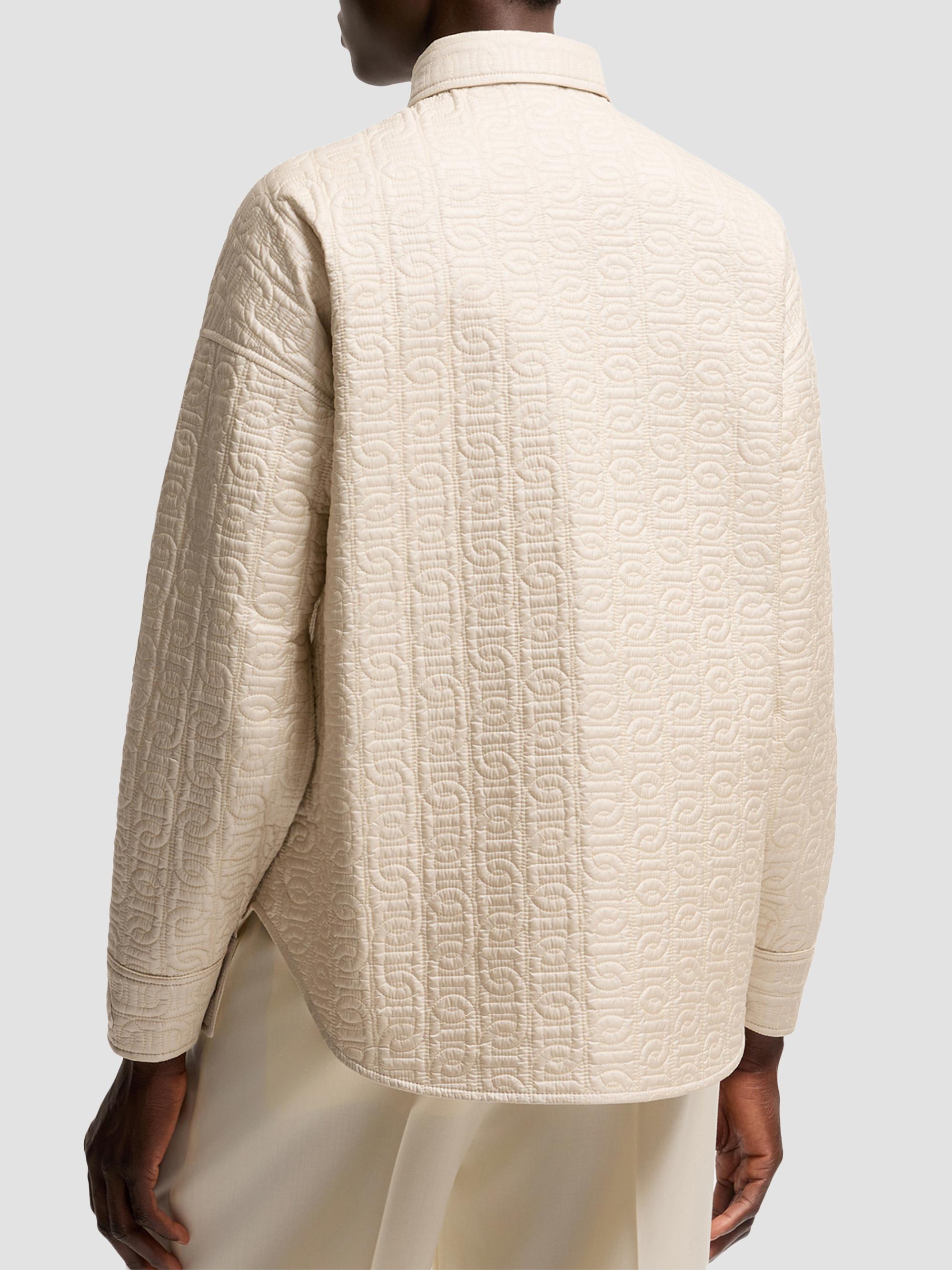 Moncler Women's Down-Filled Shacket - Light Beige | Thumbnail 3