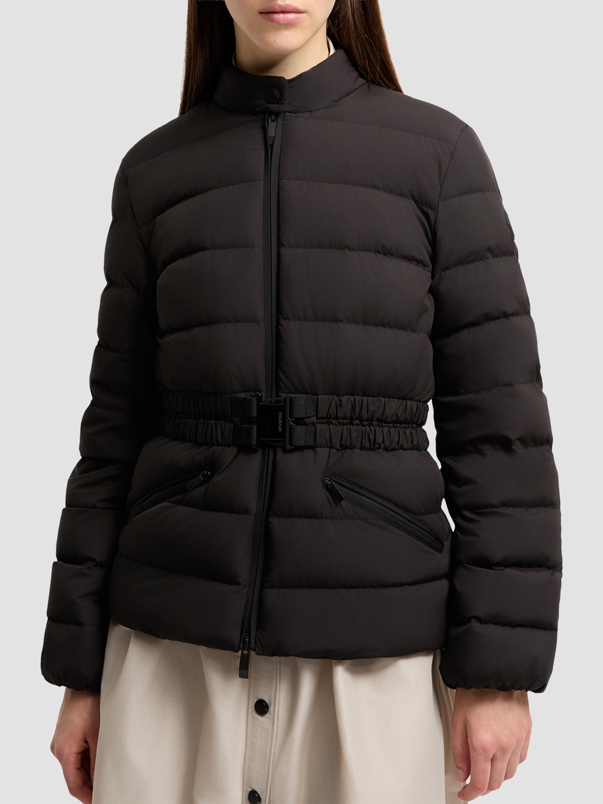 Moncler Women's Esthetique Puffer Coat with Belt - Black | Thumbnail 2