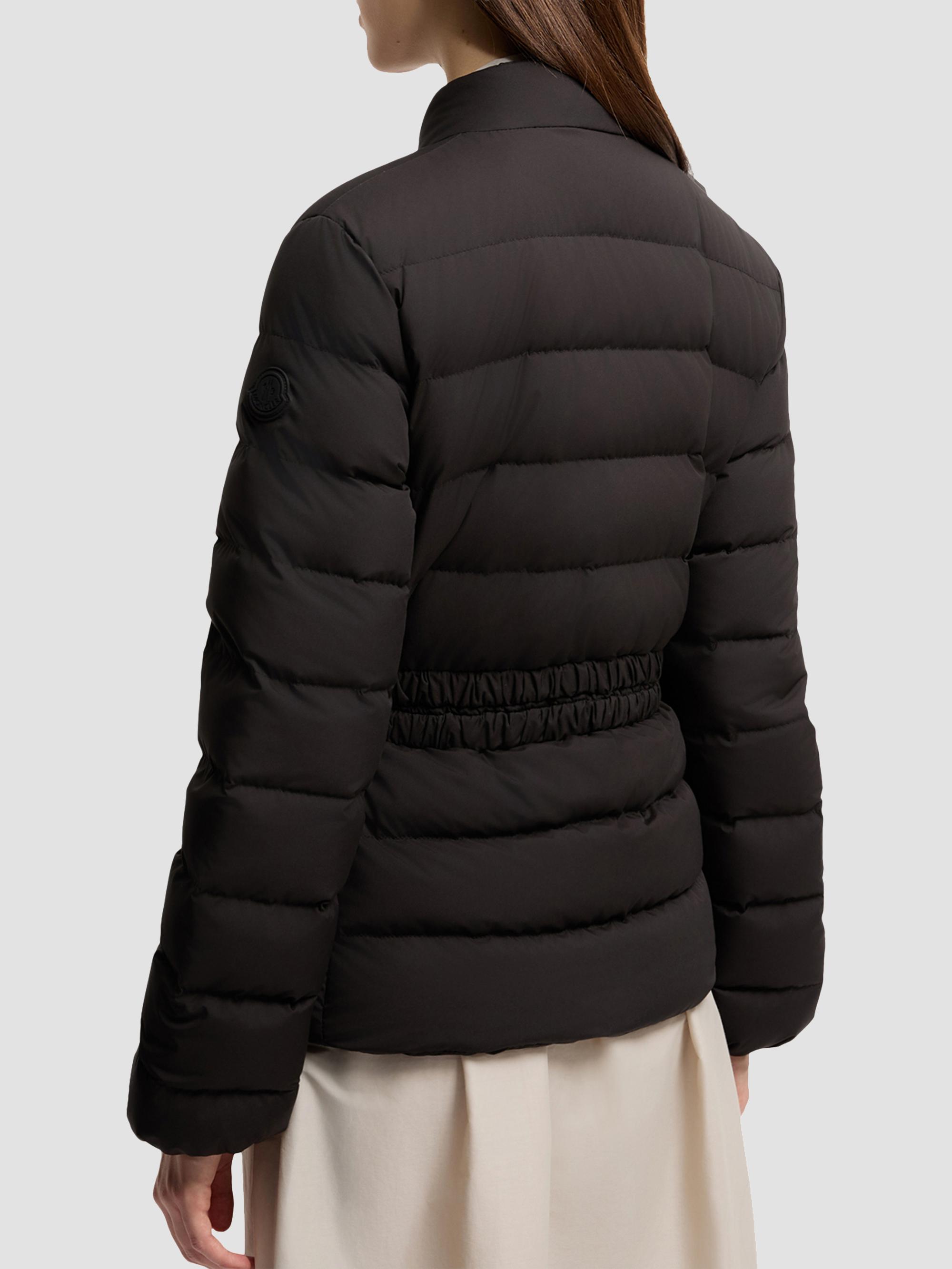 Moncler Women's Esthetique Puffer Coat with Belt - Black | Thumbnail 3