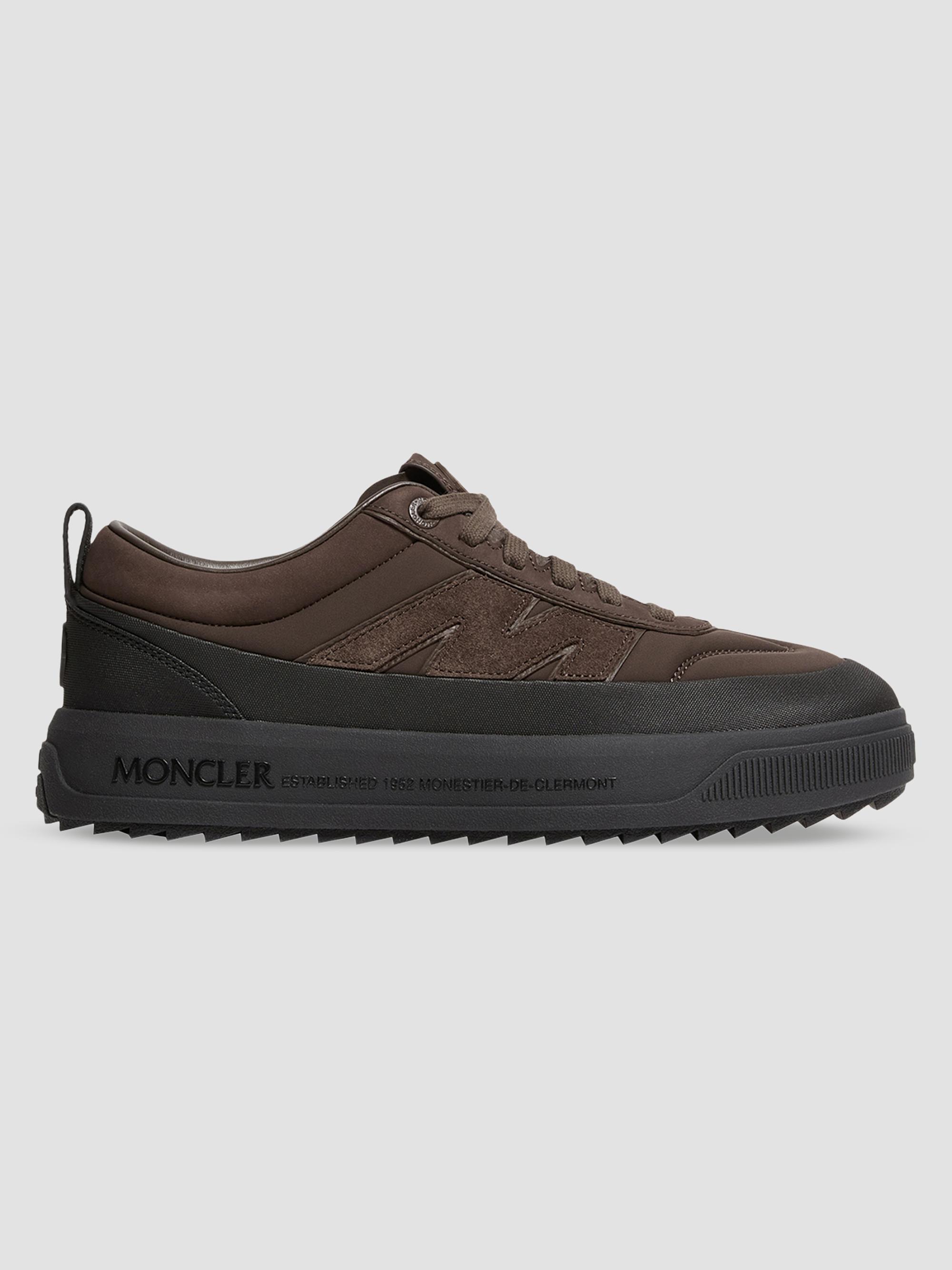 Moncler Men's Altive Sneakers in Nubuck and Suede - Brown