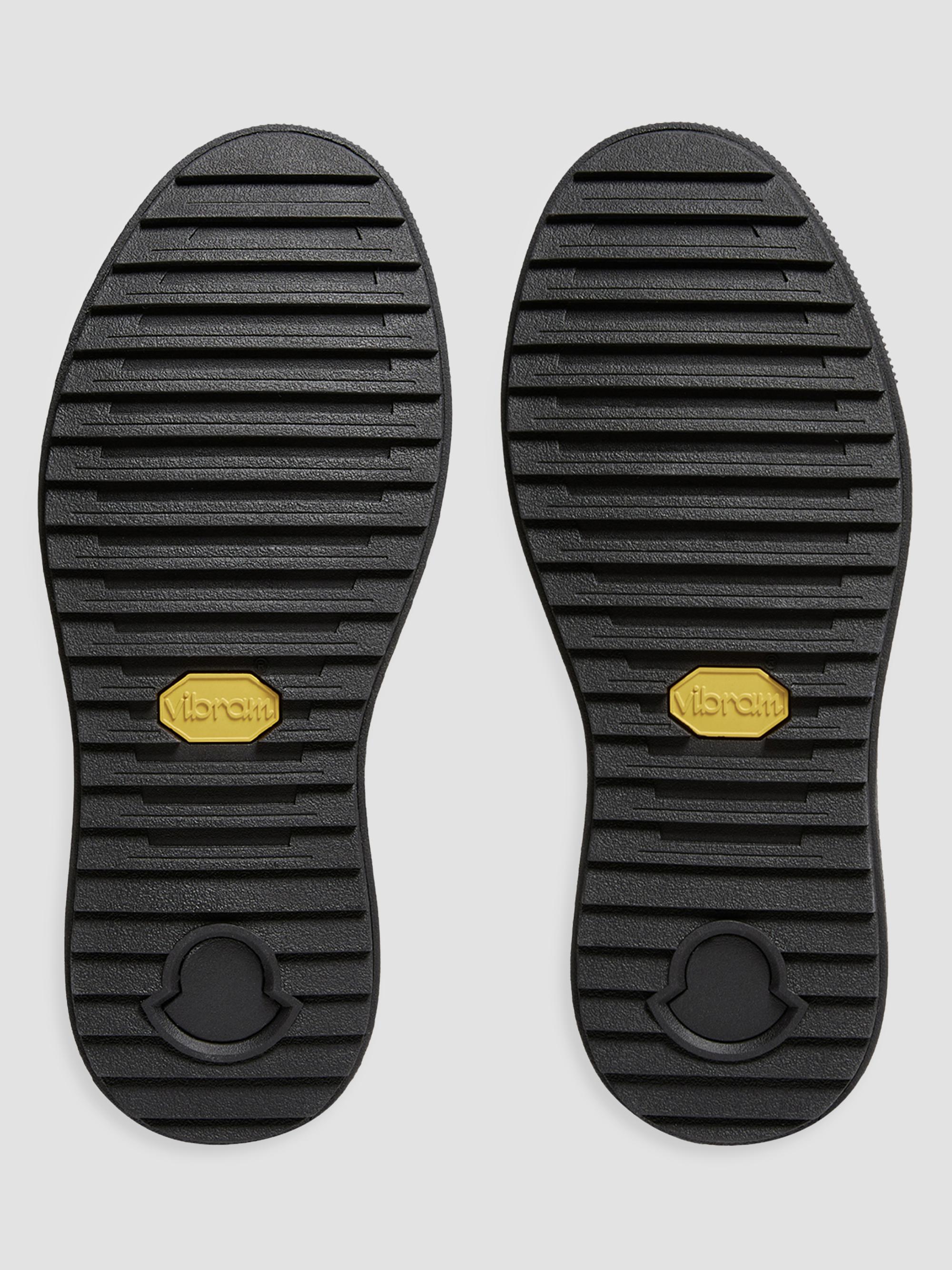 Moncler Men's Altive Sneakers in Nubuck and Suede - Brown | Thumbnail 4