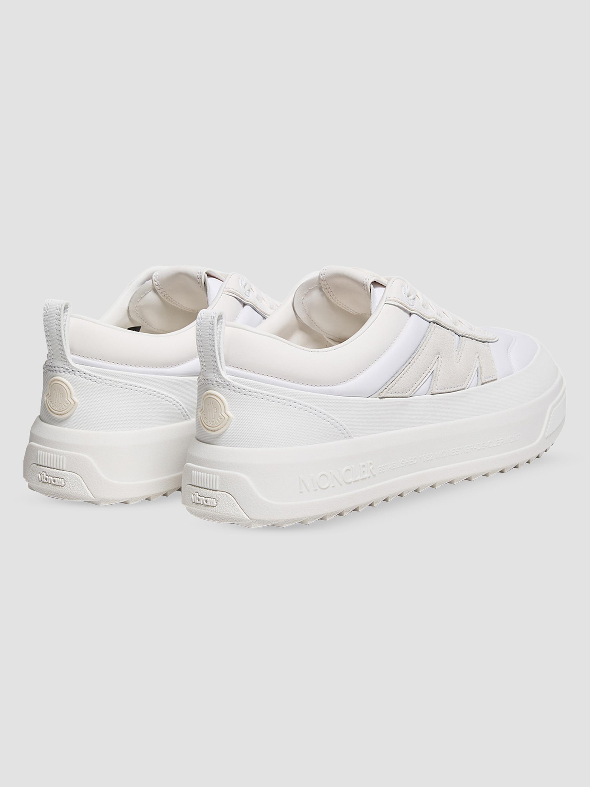 Moncler Men's Altive Sneakers in Nubuck and Suede - White | Thumbnail 3