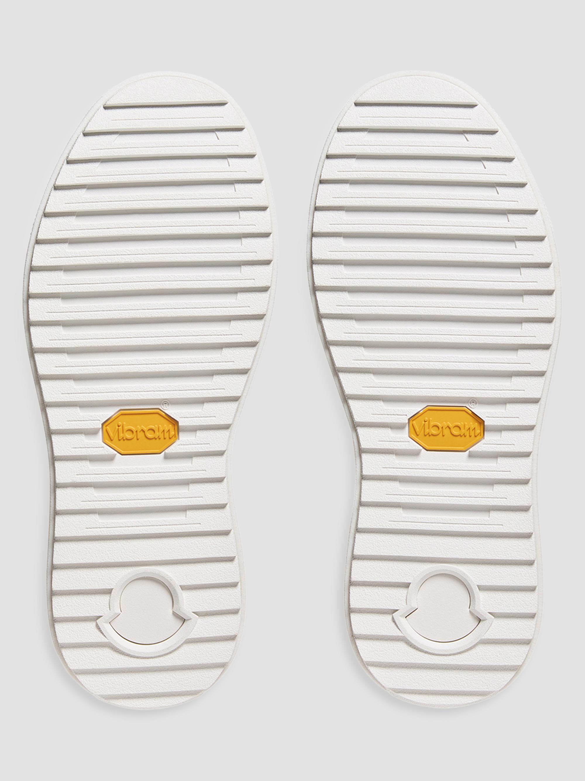 Moncler Men's Altive Sneakers in Nubuck and Suede - White | Thumbnail 4