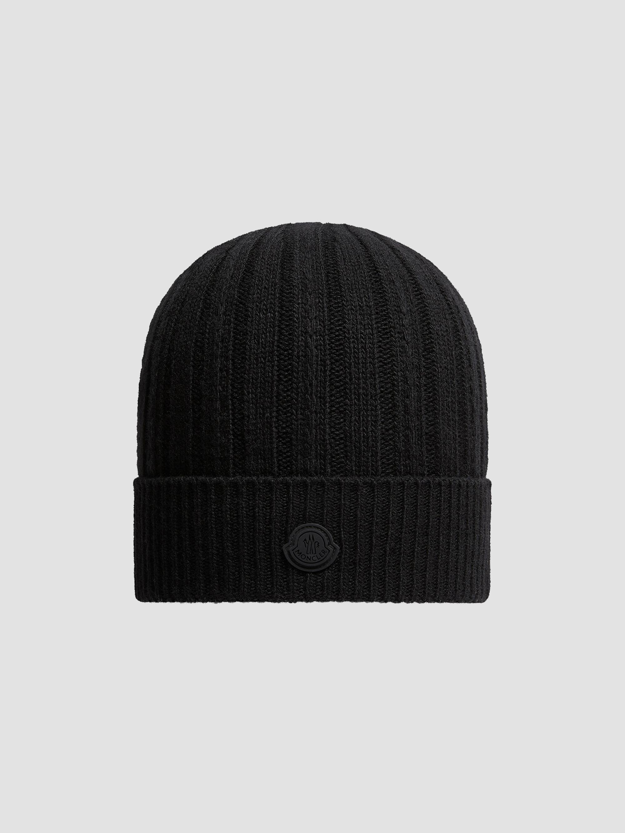 Moncler Women's Beanie in Wool - Black