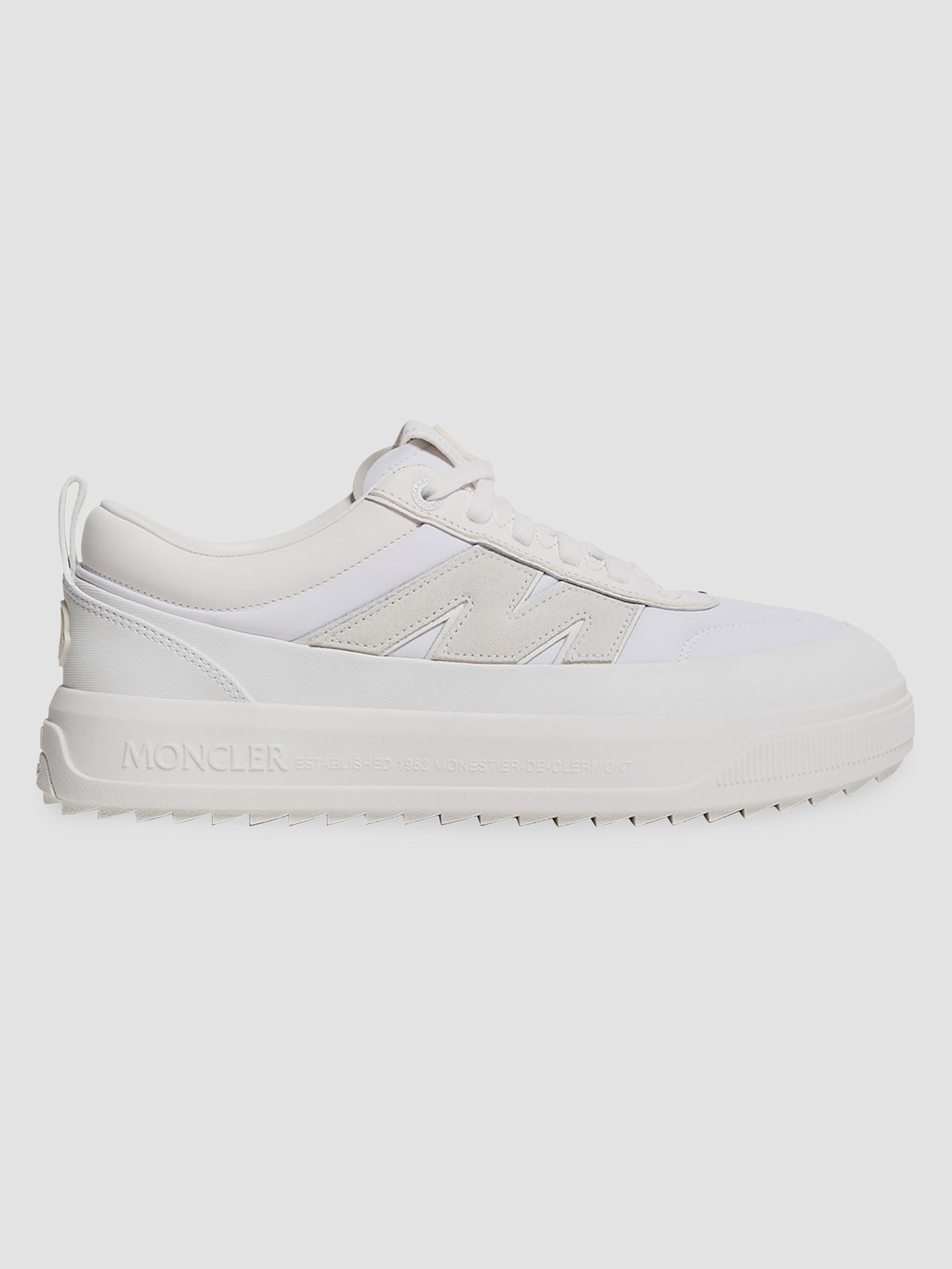 Moncler Women's Altive Sneakers in Nubuck and Suede - White