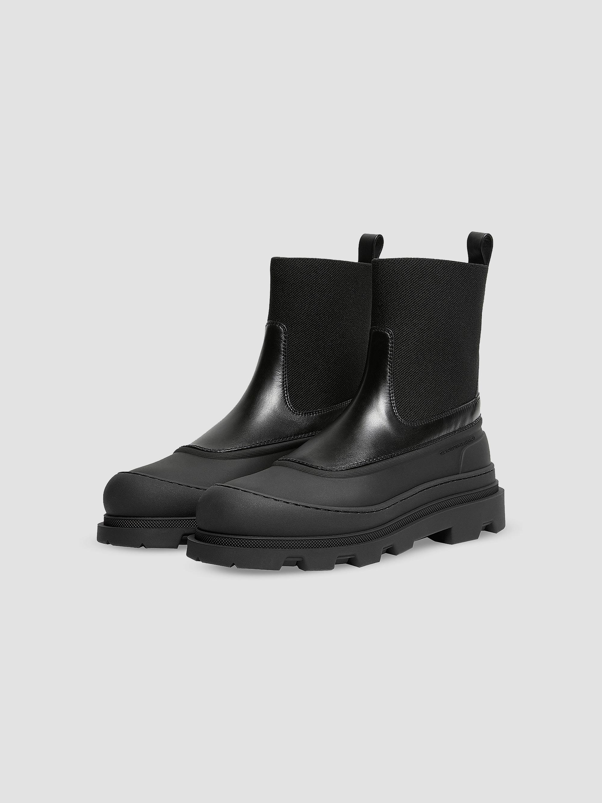 Moncler Vera Edge Ankle Boots in Leather | Saks Fifth Avenue